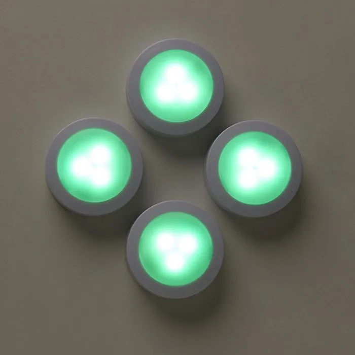 JML Mood Magic Beat Sound-responsive Remote-controlled Wireless LED Lights - Pack of 4 | A001884