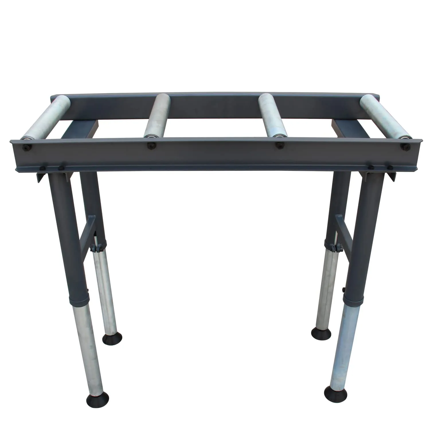 KANG RB-365 Stands and Supports Heavy-Duty 4 Roller Table 600kg Capacity, Roller Conveyor with Adjustable Stands