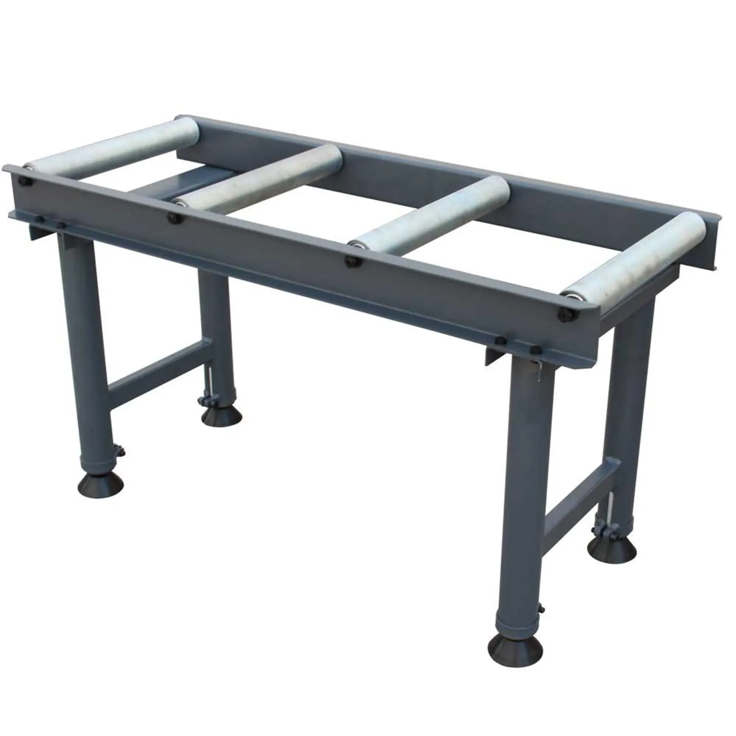 KANG RB-365 Stands and Supports Heavy-Duty 4 Roller Table 600kg Capacity, Roller Conveyor with Adjustable Stands