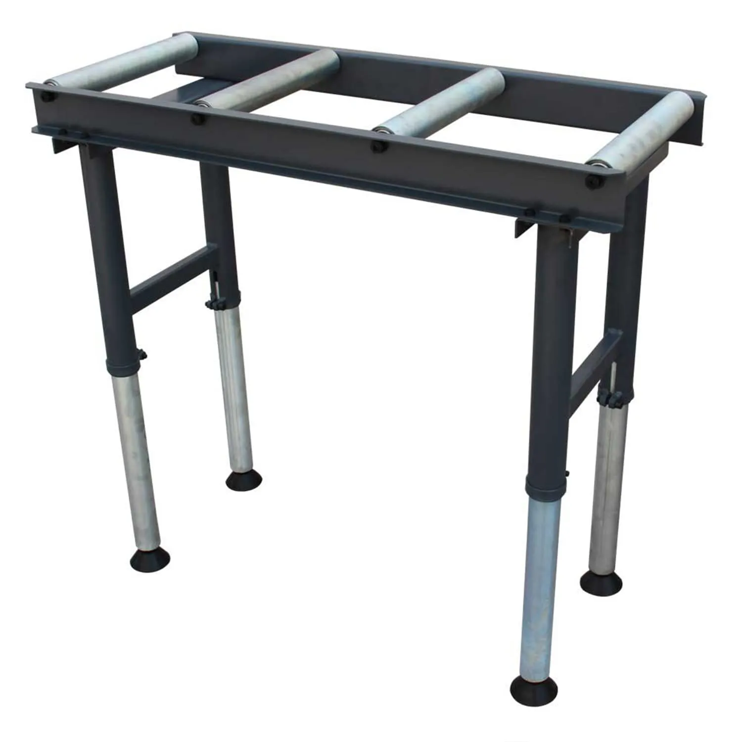 KANG RB-365 Stands and Supports Heavy-Duty 4 Roller Table 600kg Capacity, Roller Conveyor with Adjustable Stands