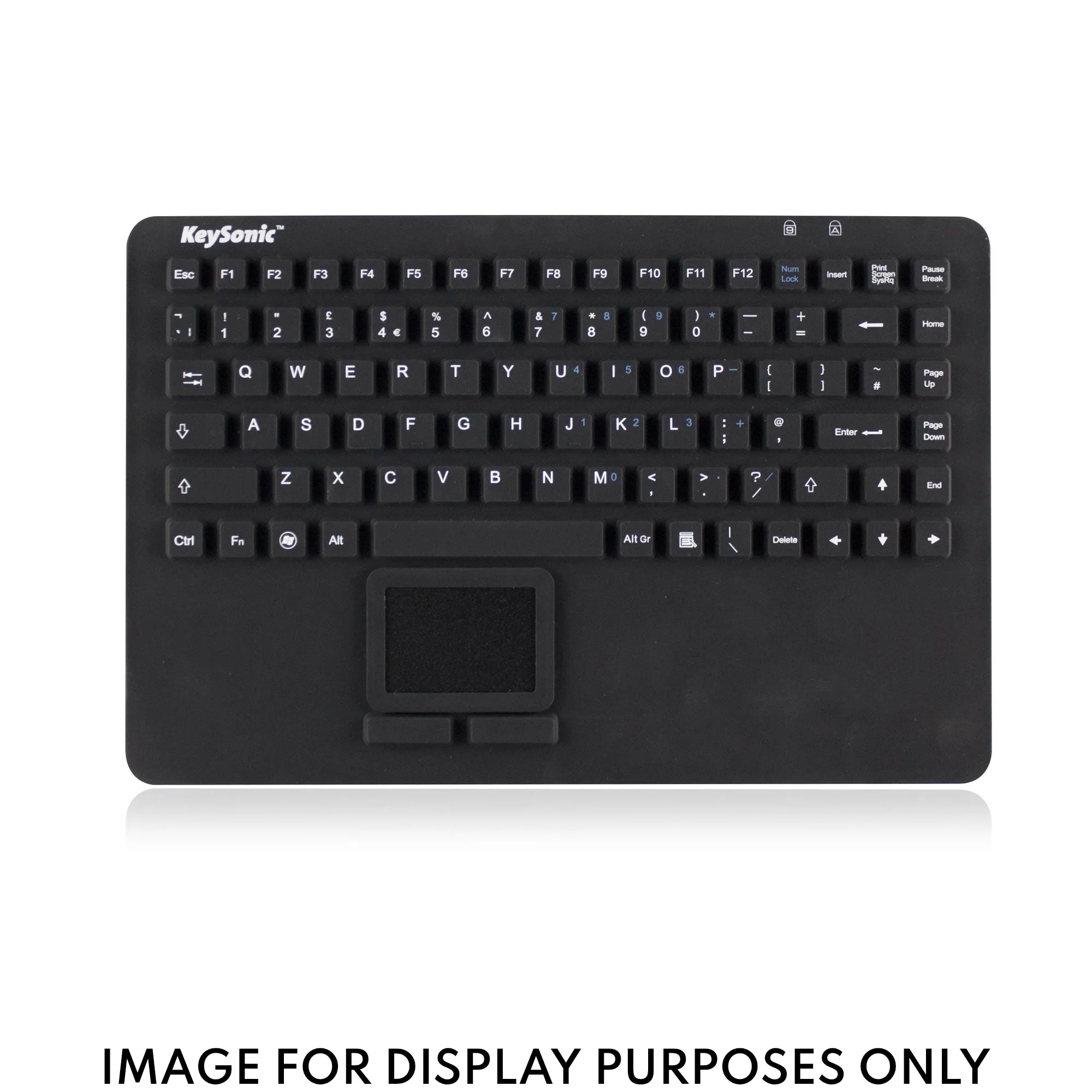 Keysonic KSK-5230 Waterproof Keyboard with Integrated Touchpad