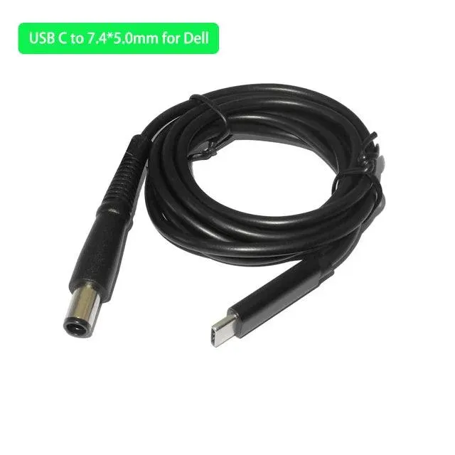 Laptop Charging Cable Converter: USB C to DC Power Adapter