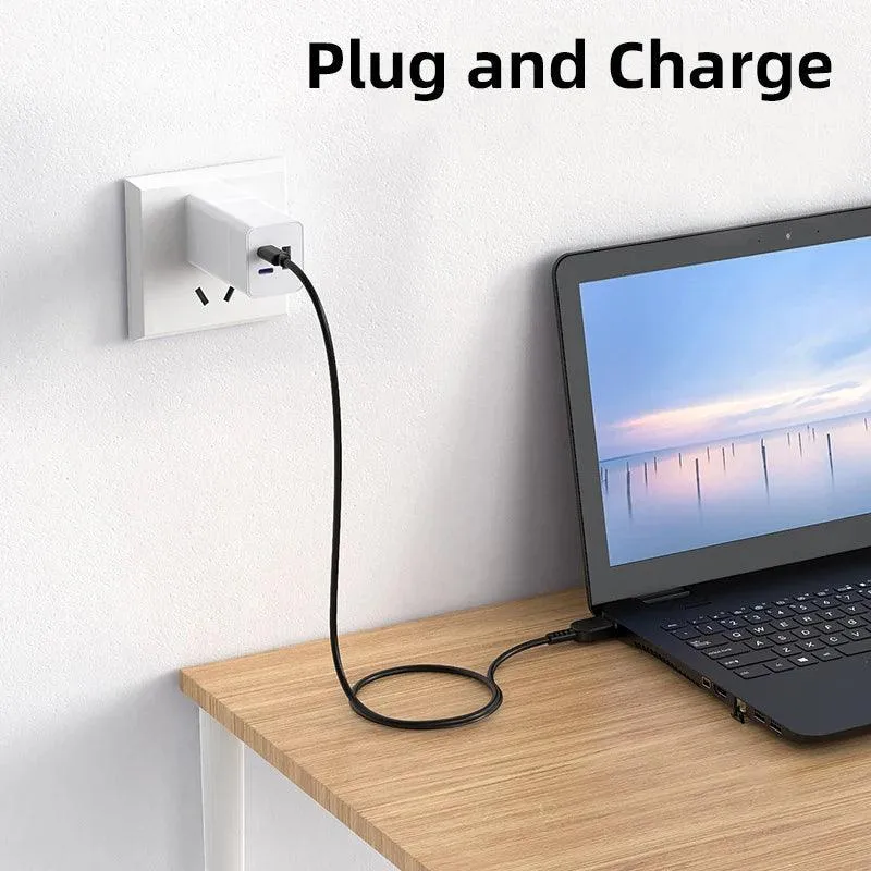 Laptop Charging Cable Converter: USB C to DC Power Adapter