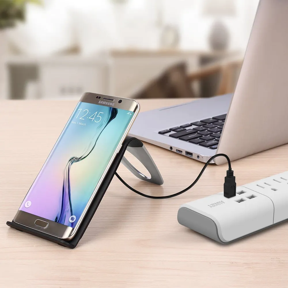 LC-C1 10W Dual Coil Wireless Charger (with 1m USB 2.0 A to micro L cable)