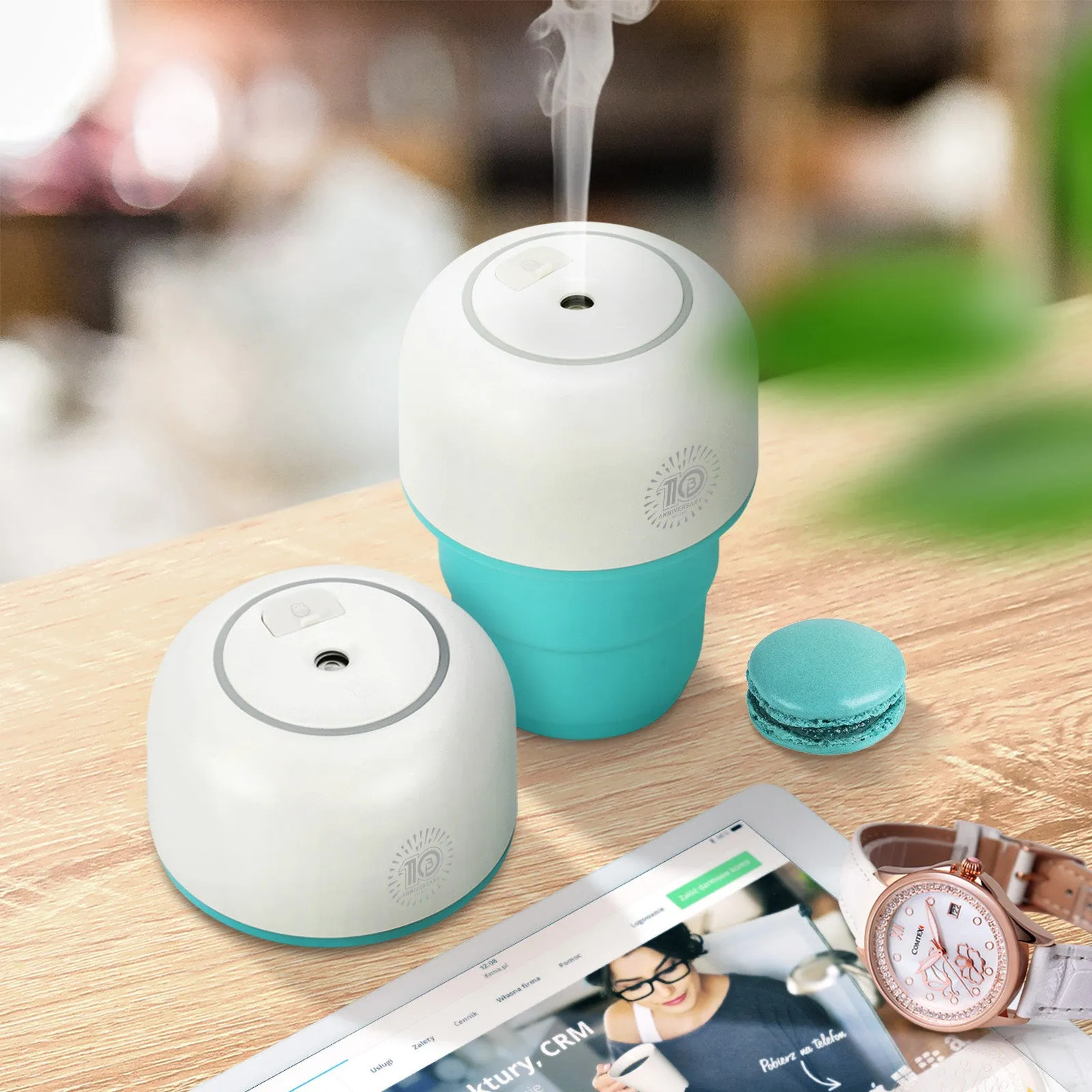 Mini Travel Humidifier -Blue