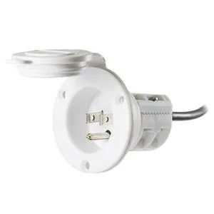 Minn Kota MKR-23 AC Power Port (White)