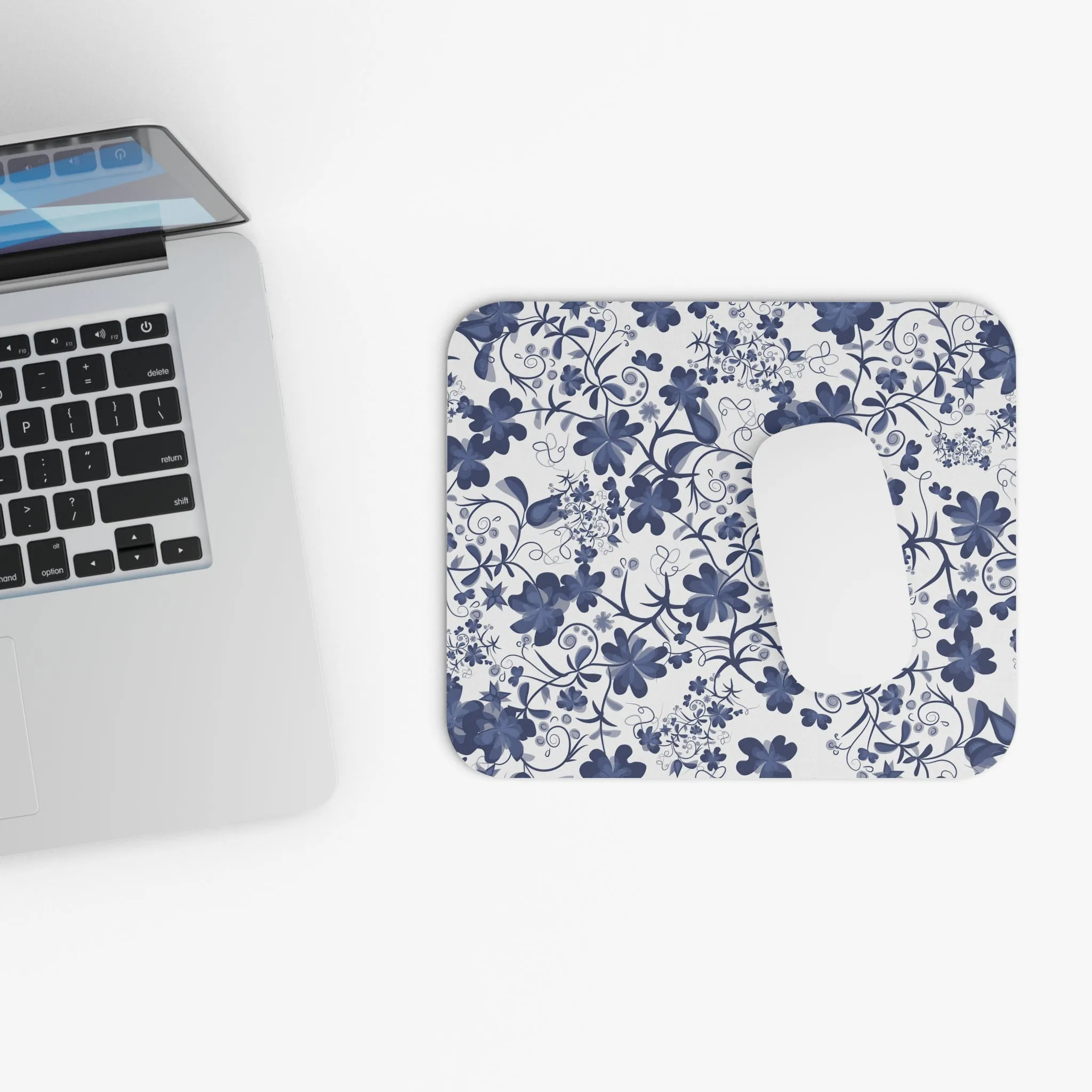 Mouse Pad:  Indigo Bloom