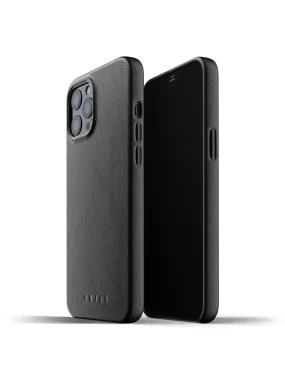 Mujjo Full Leather Case for iPhone 12 Pro Max Black