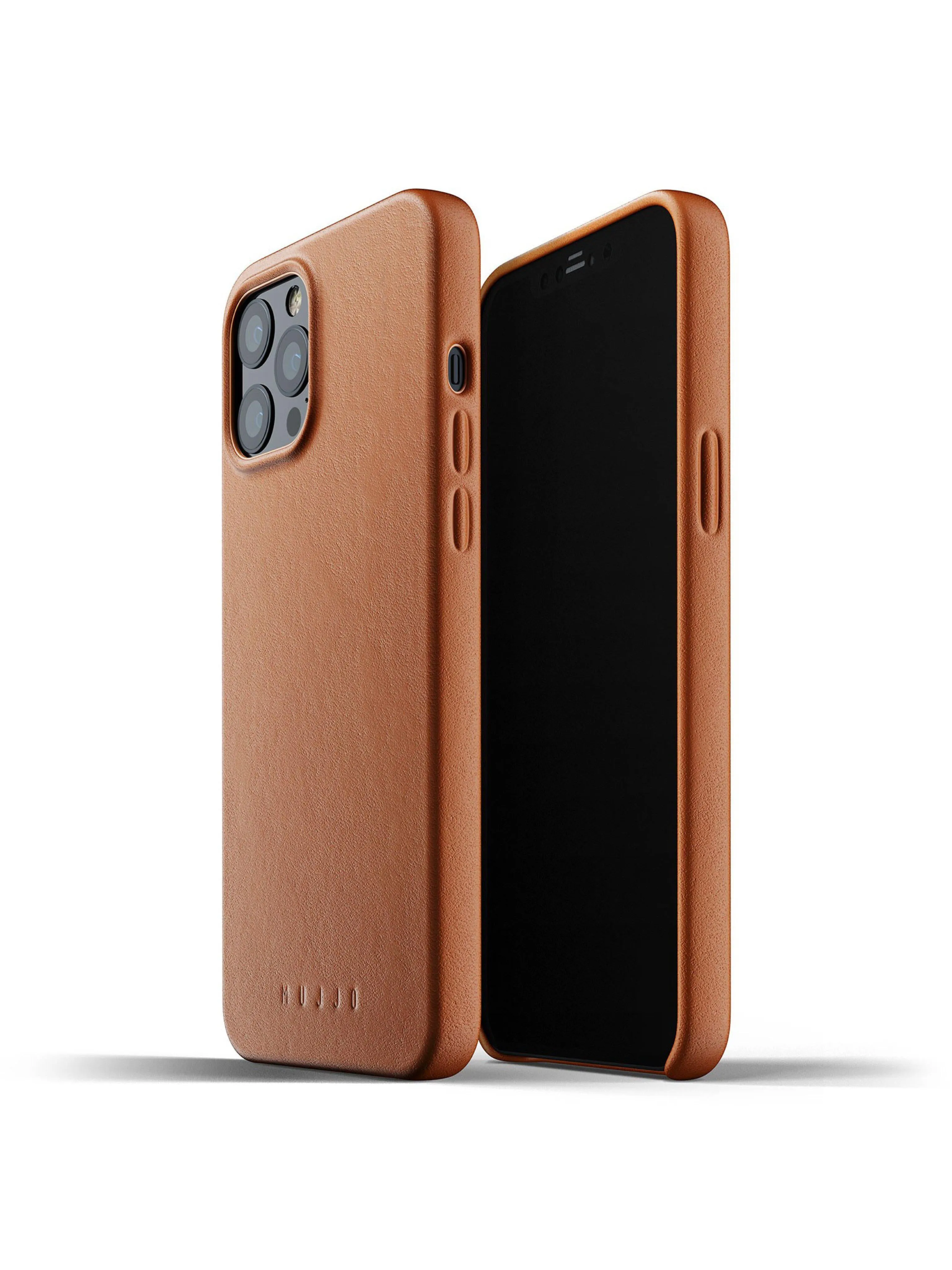 Mujjo Full Leather Case for iPhone 12 Pro Max Tan