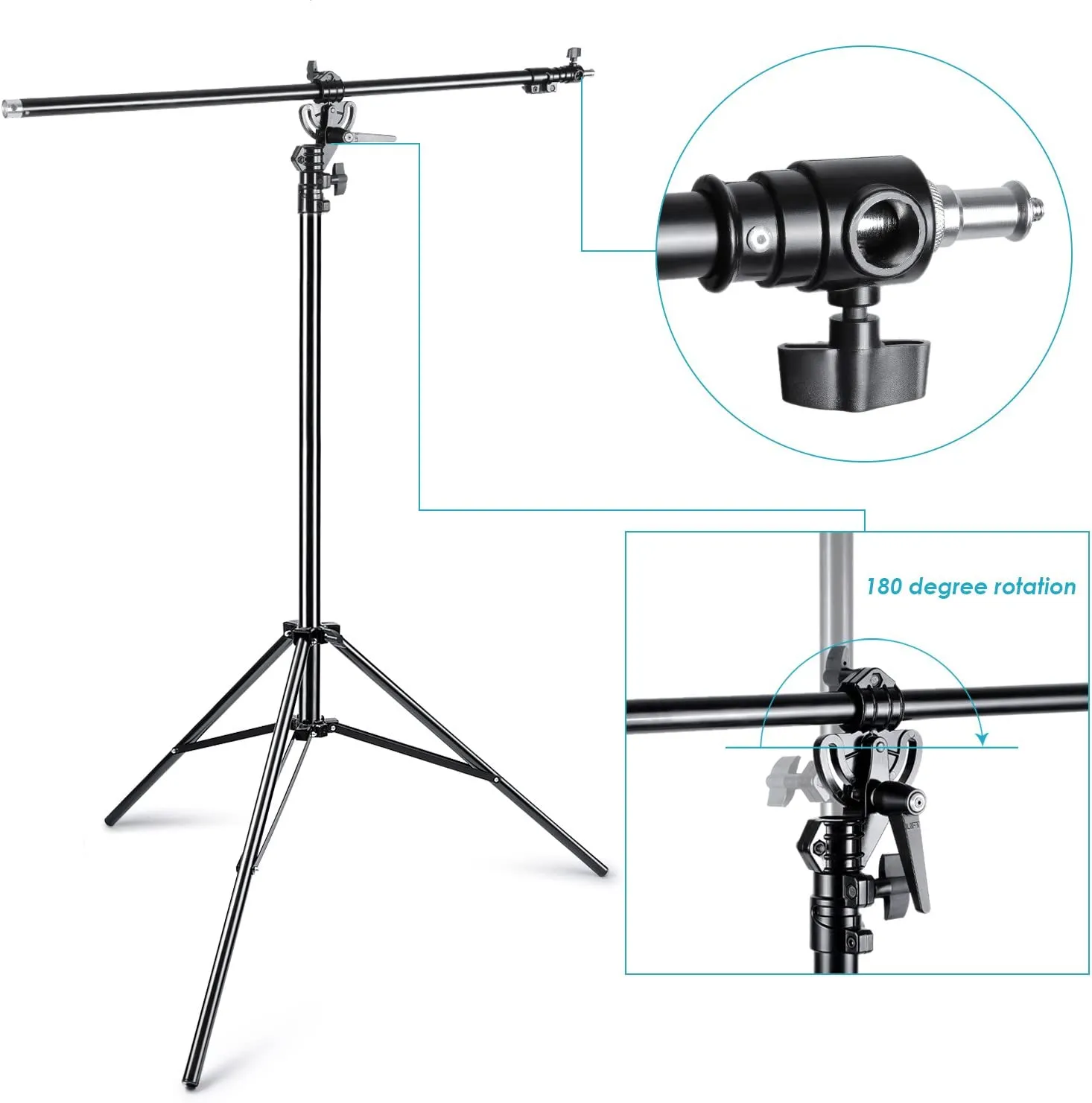 NEEWER 390cm Aluminum Adjustable Light Stand