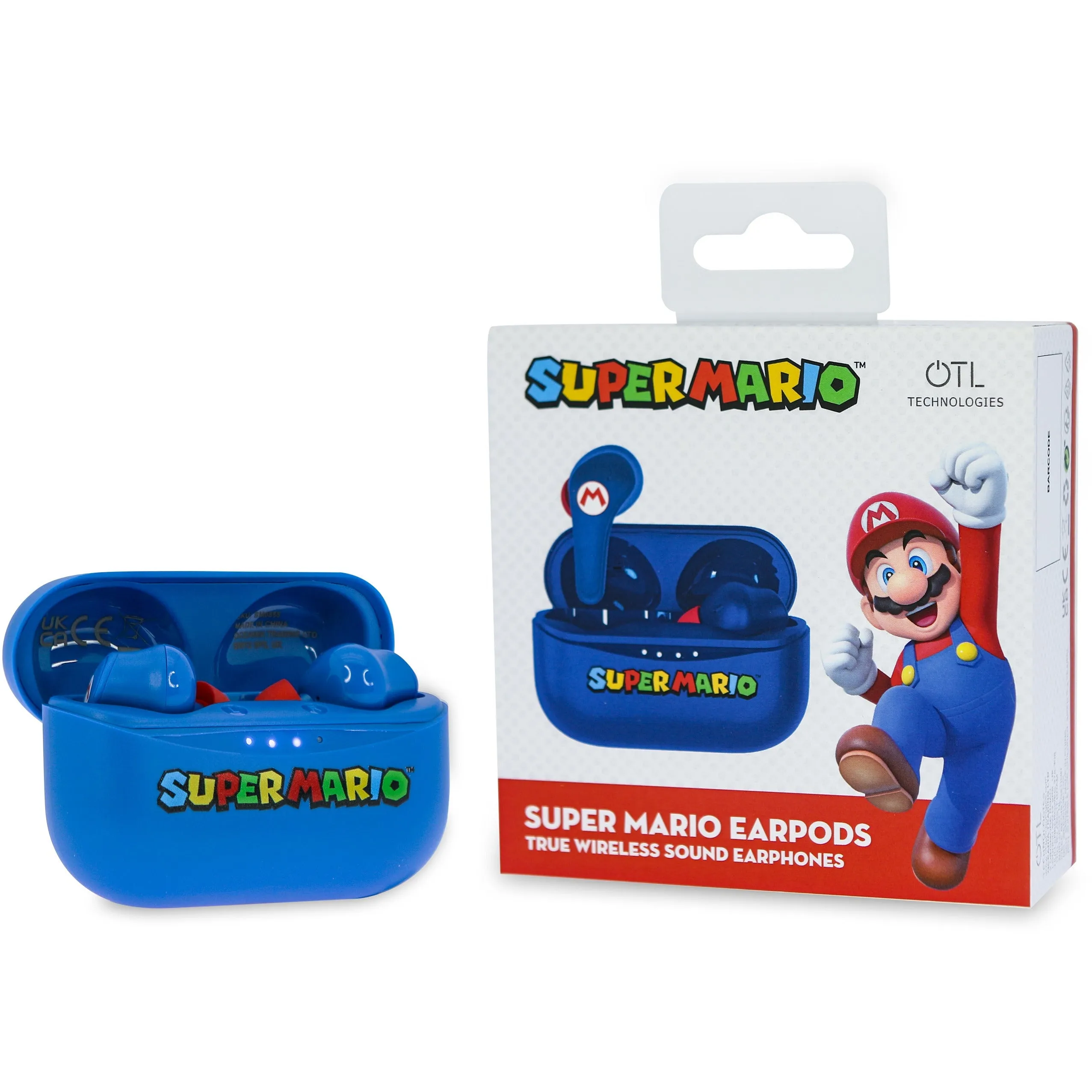 OTL Nintendo Super Mario TWS Wireless Earphones - Blue | SM0858