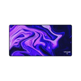 Purple Liquid Desk Mat