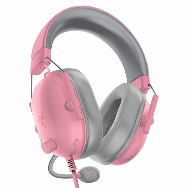 Razer BlackShark V2 X Multi-platform Quartz Wired Esports Gaming Headset - Pink