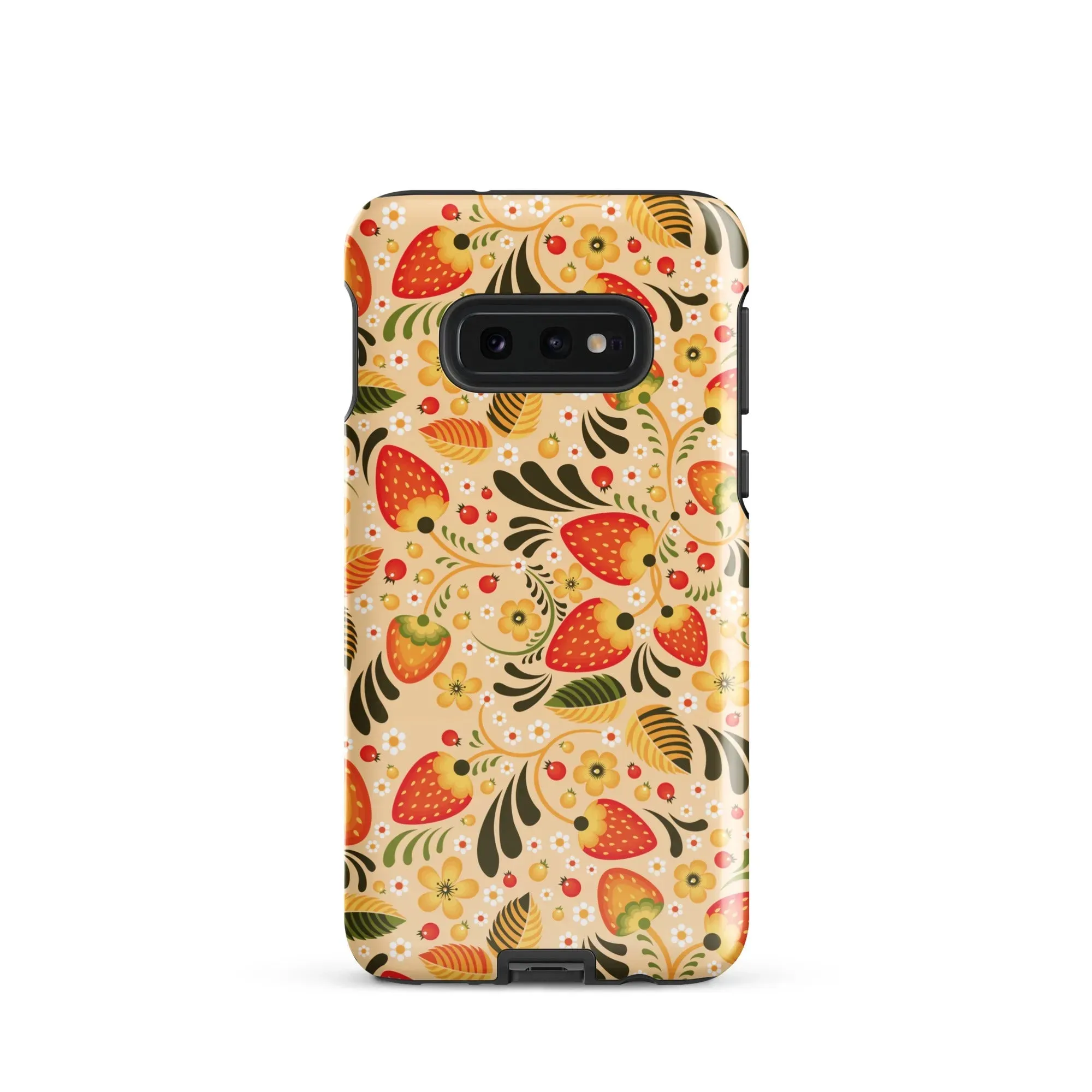 Russian Khokhloma Beige Tough Samsung® Case