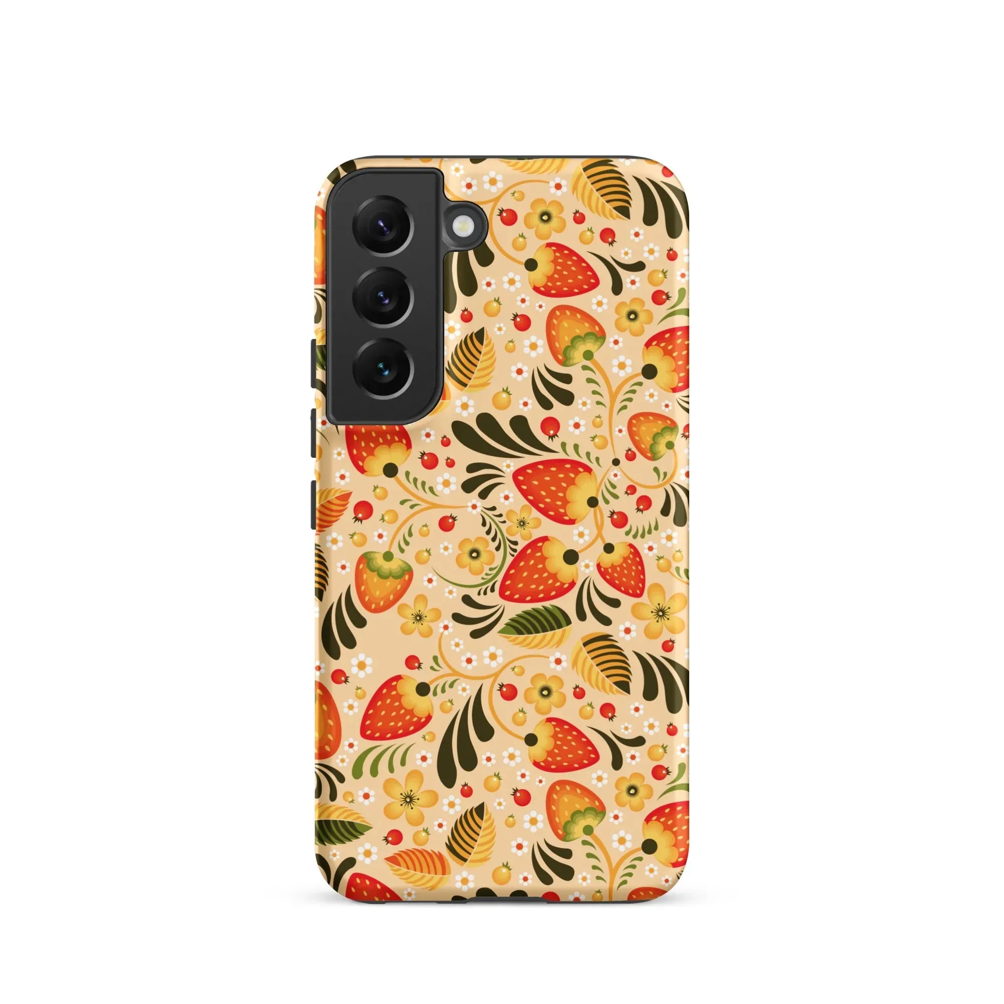 Russian Khokhloma Beige Tough Samsung® Case