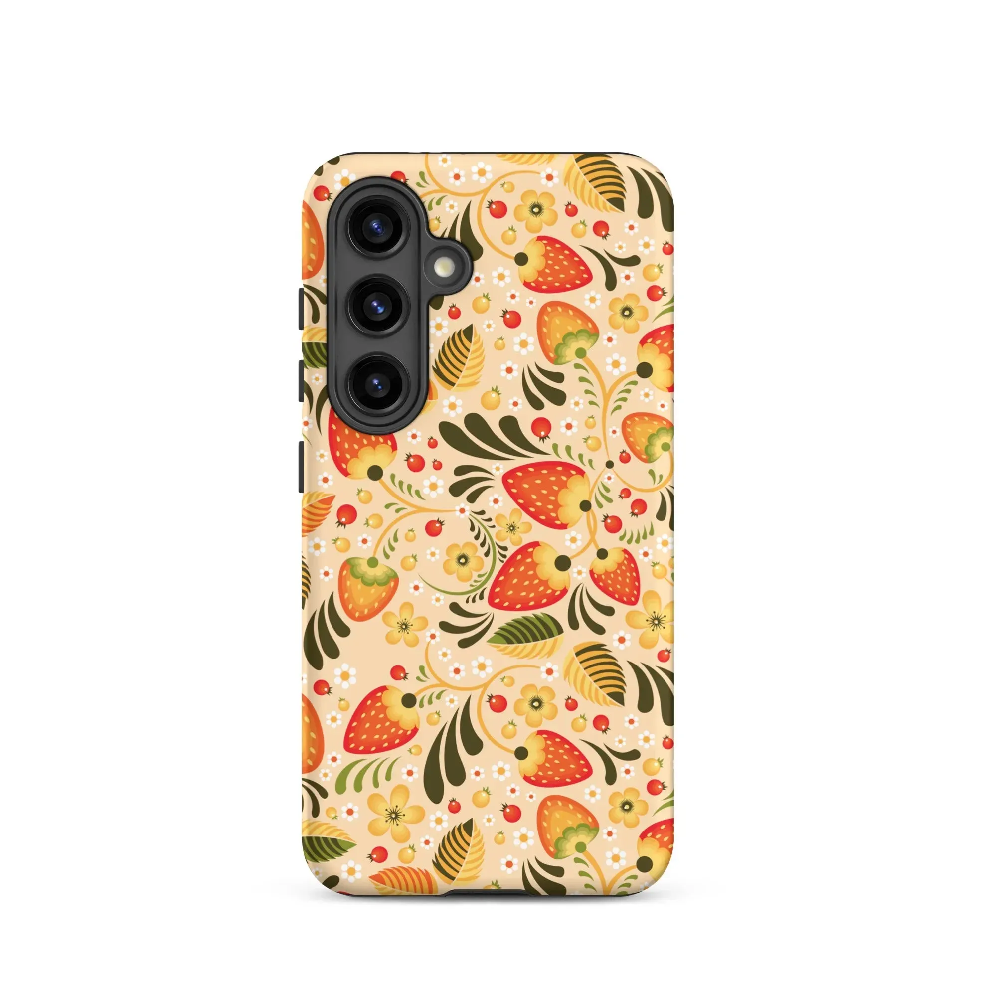 Russian Khokhloma Beige Tough Samsung® Case