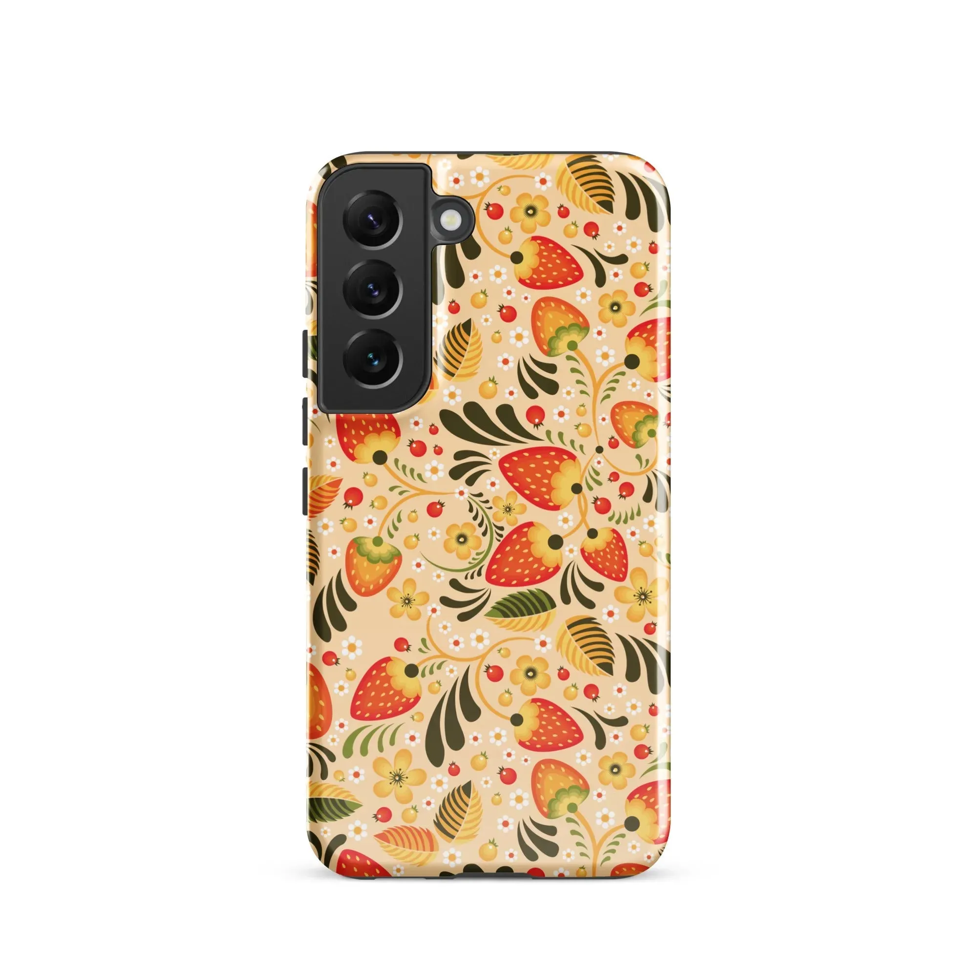 Russian Khokhloma Beige Tough Samsung® Case