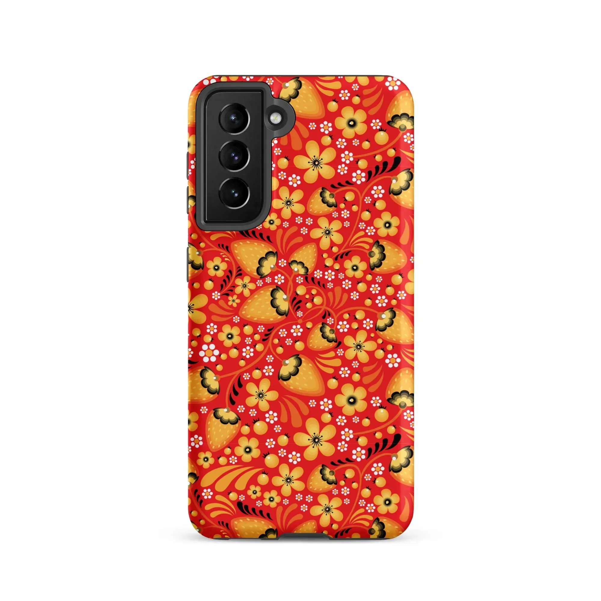 Russian Red Khokhloma Tough Samsung® Case