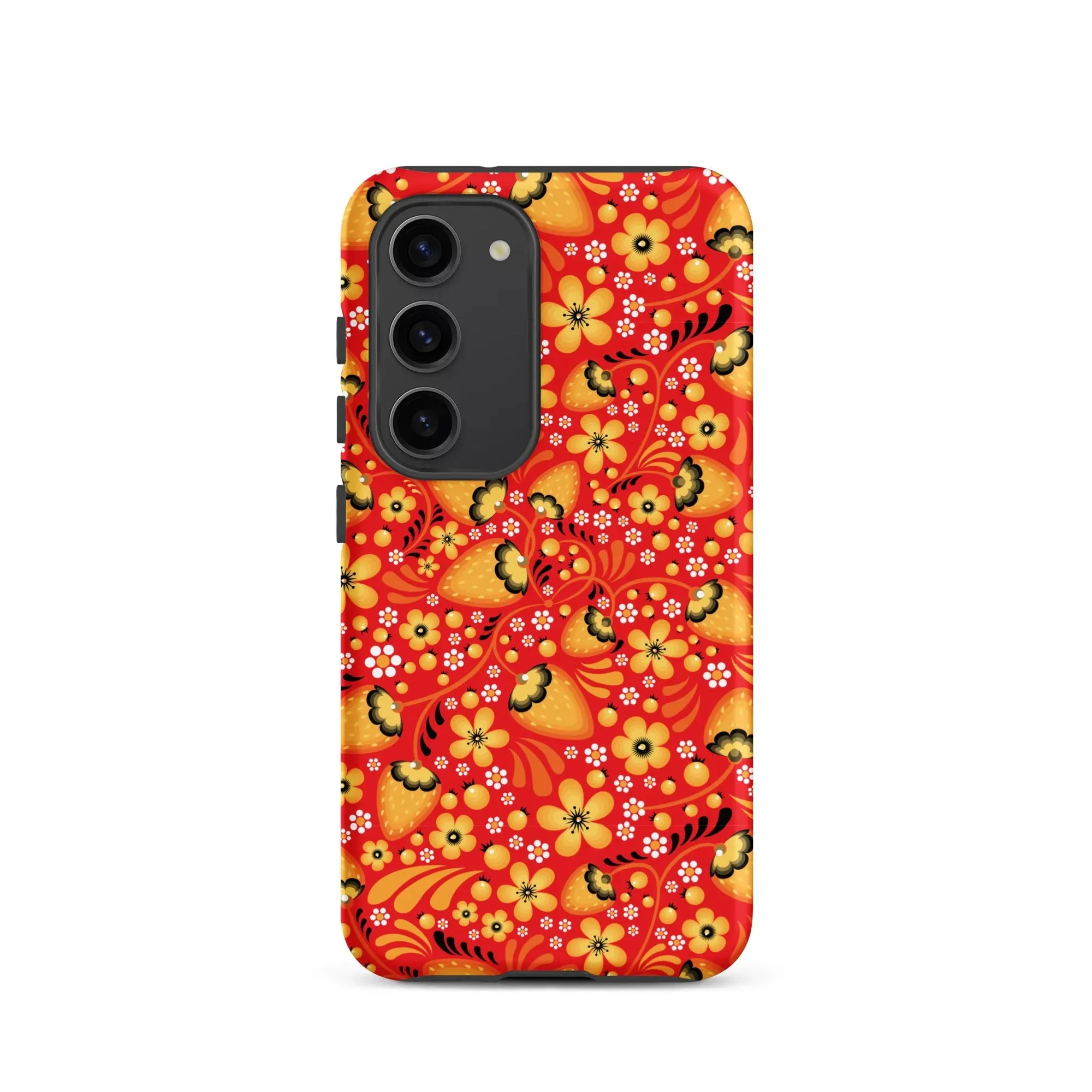 Russian Red Khokhloma Tough Samsung® Case