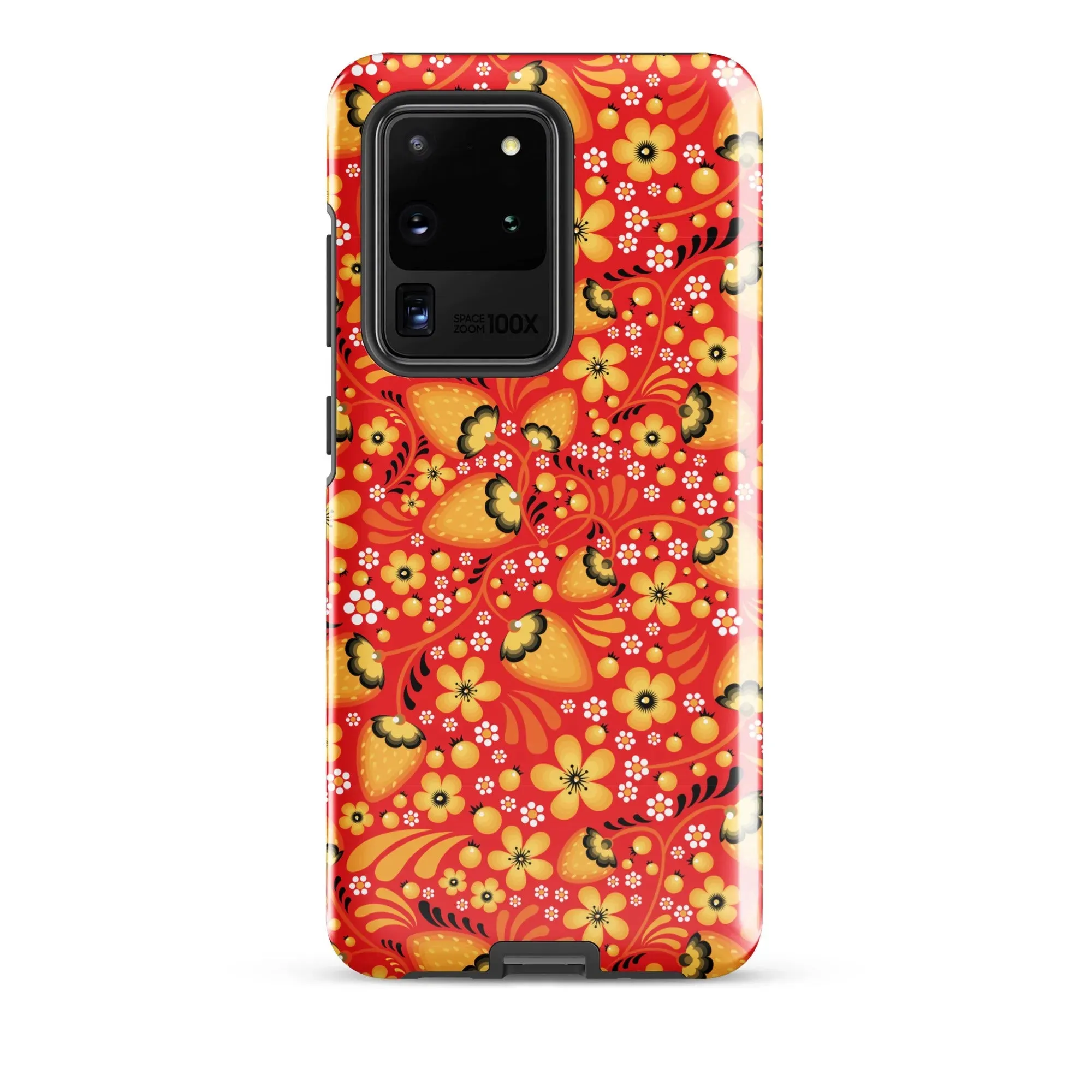 Russian Red Khokhloma Tough Samsung® Case