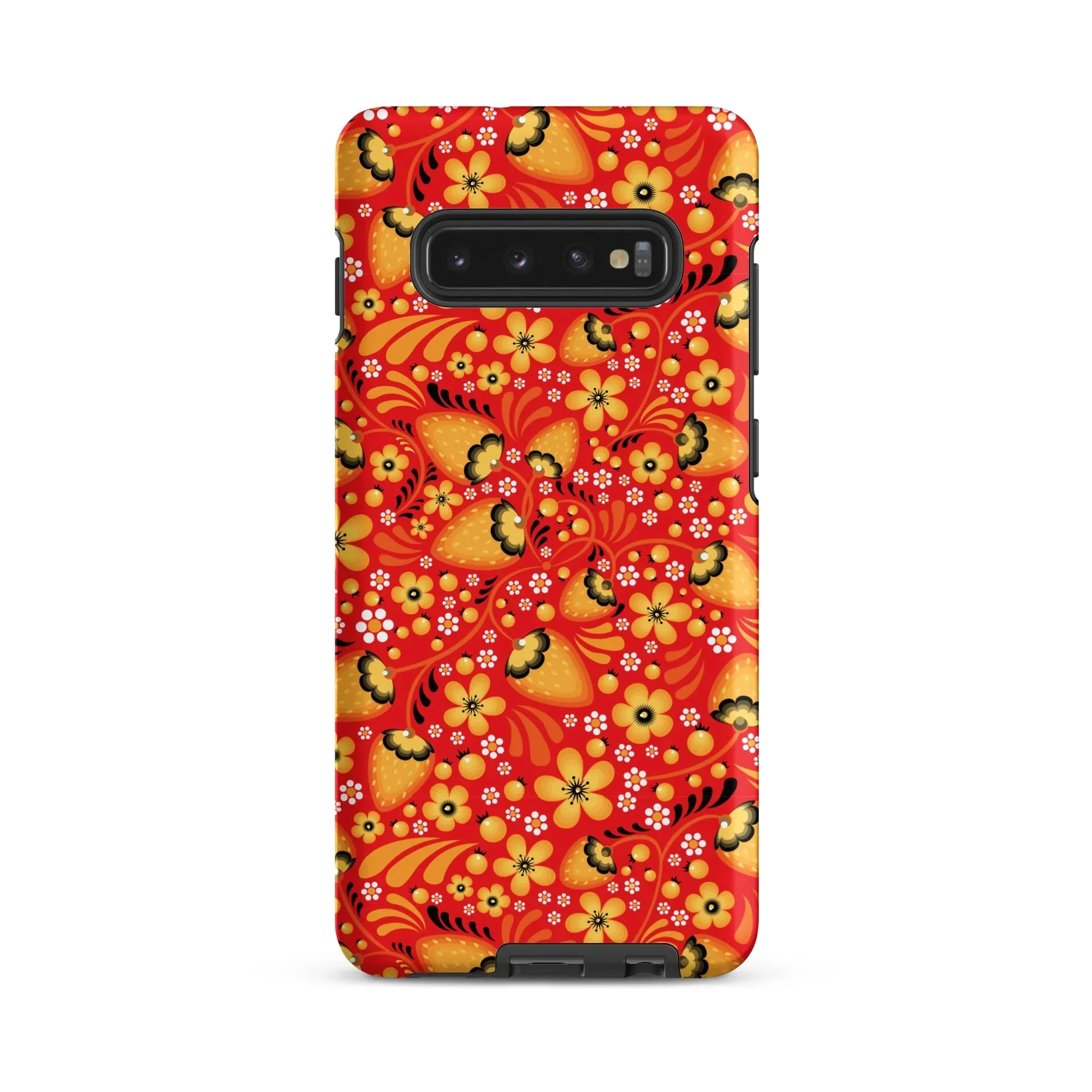 Russian Red Khokhloma Tough Samsung® Case