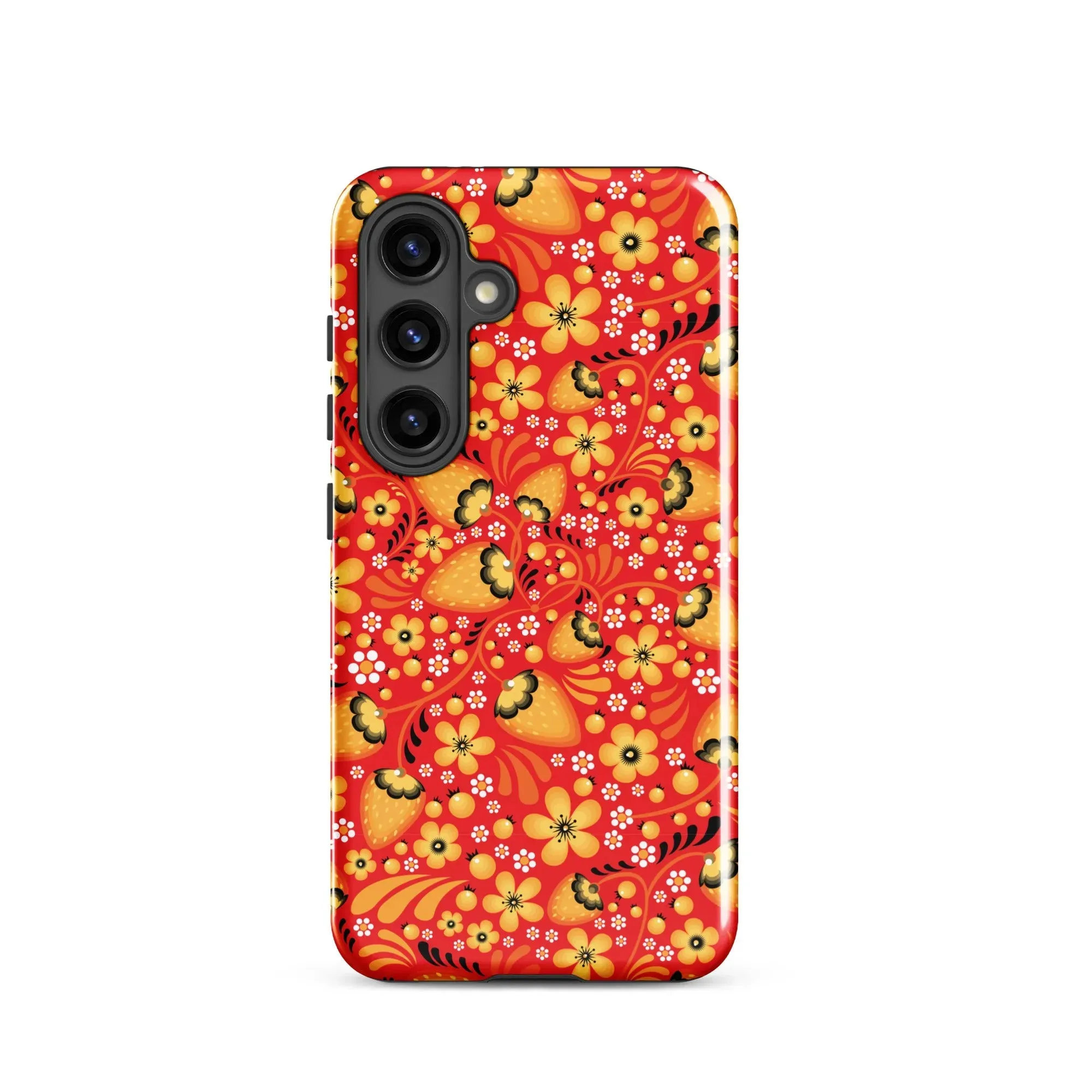 Russian Red Khokhloma Tough Samsung® Case