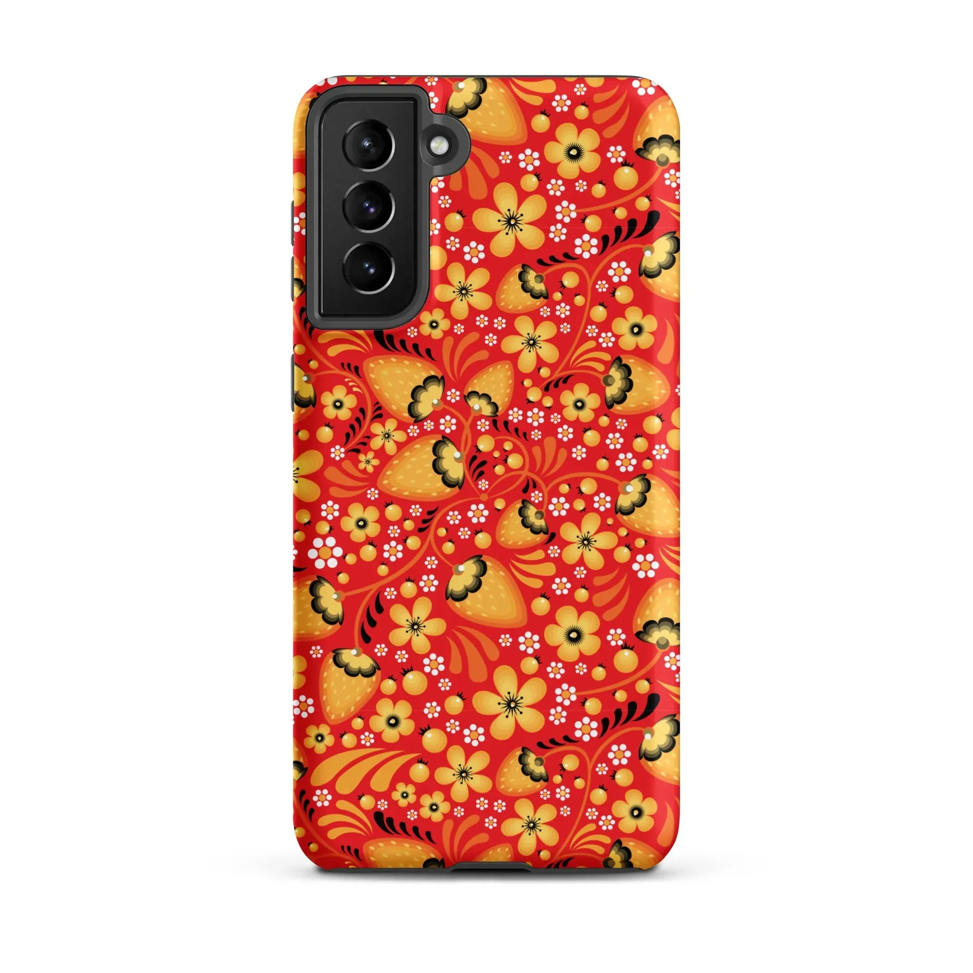 Russian Red Khokhloma Tough Samsung® Case