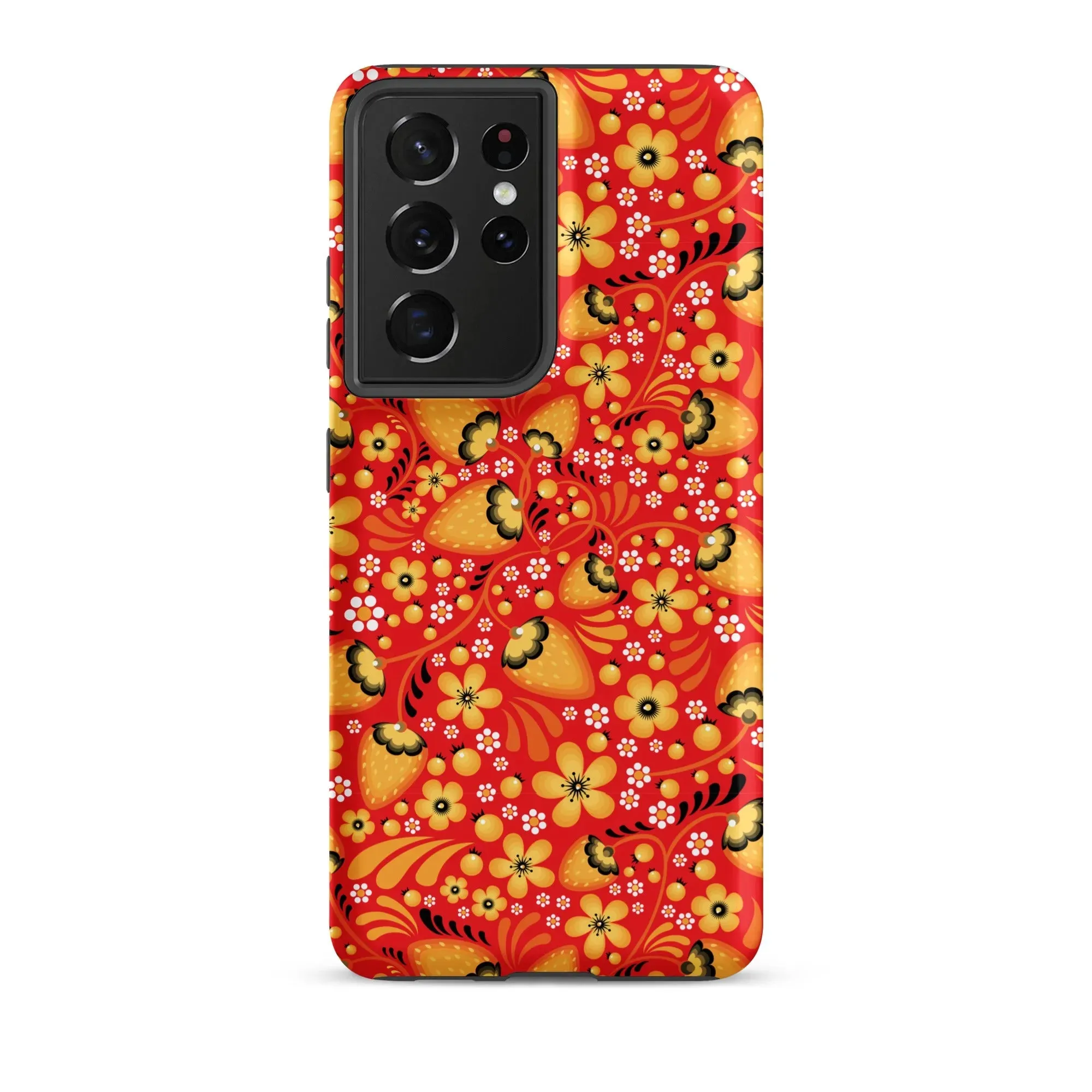 Russian Red Khokhloma Tough Samsung® Case