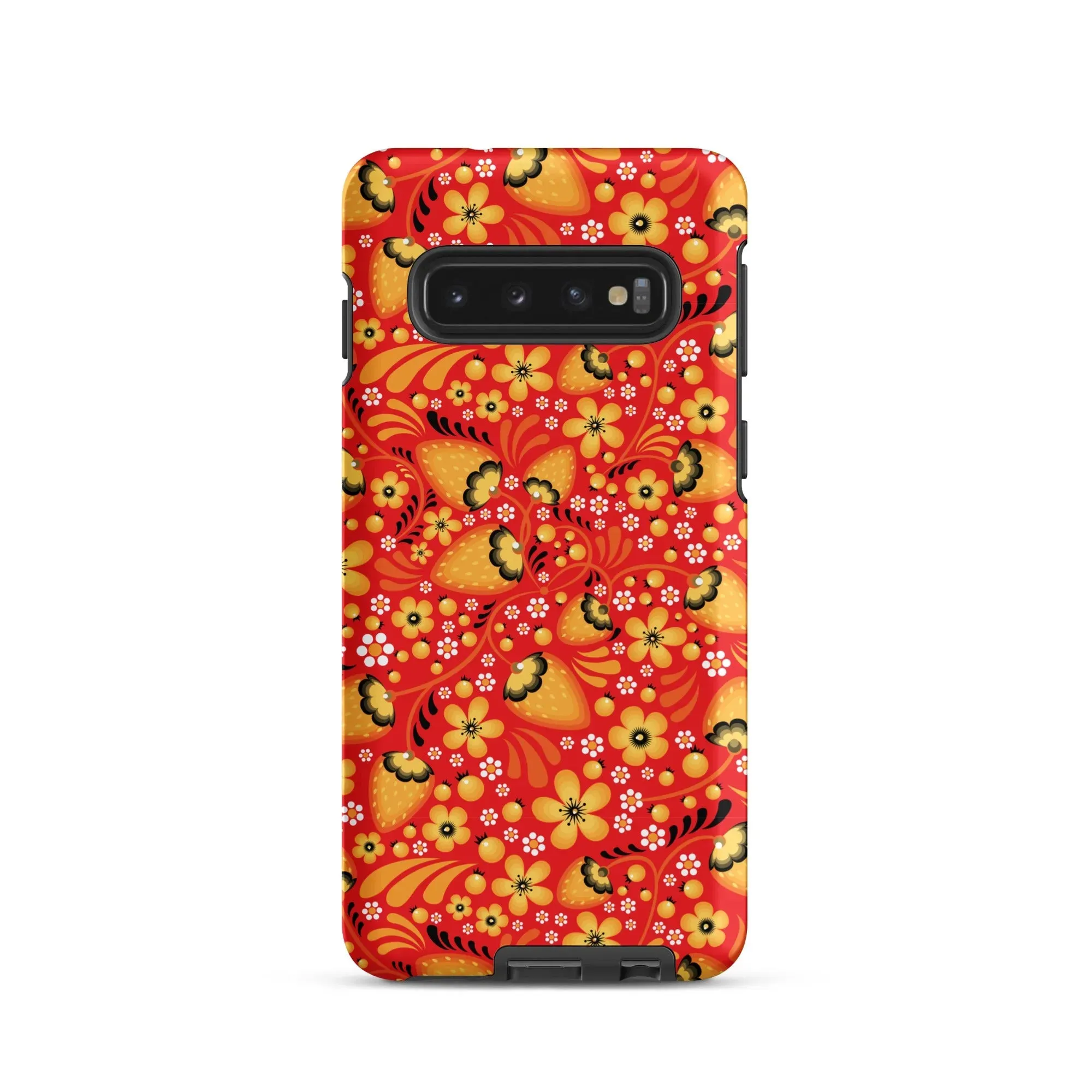 Russian Red Khokhloma Tough Samsung® Case