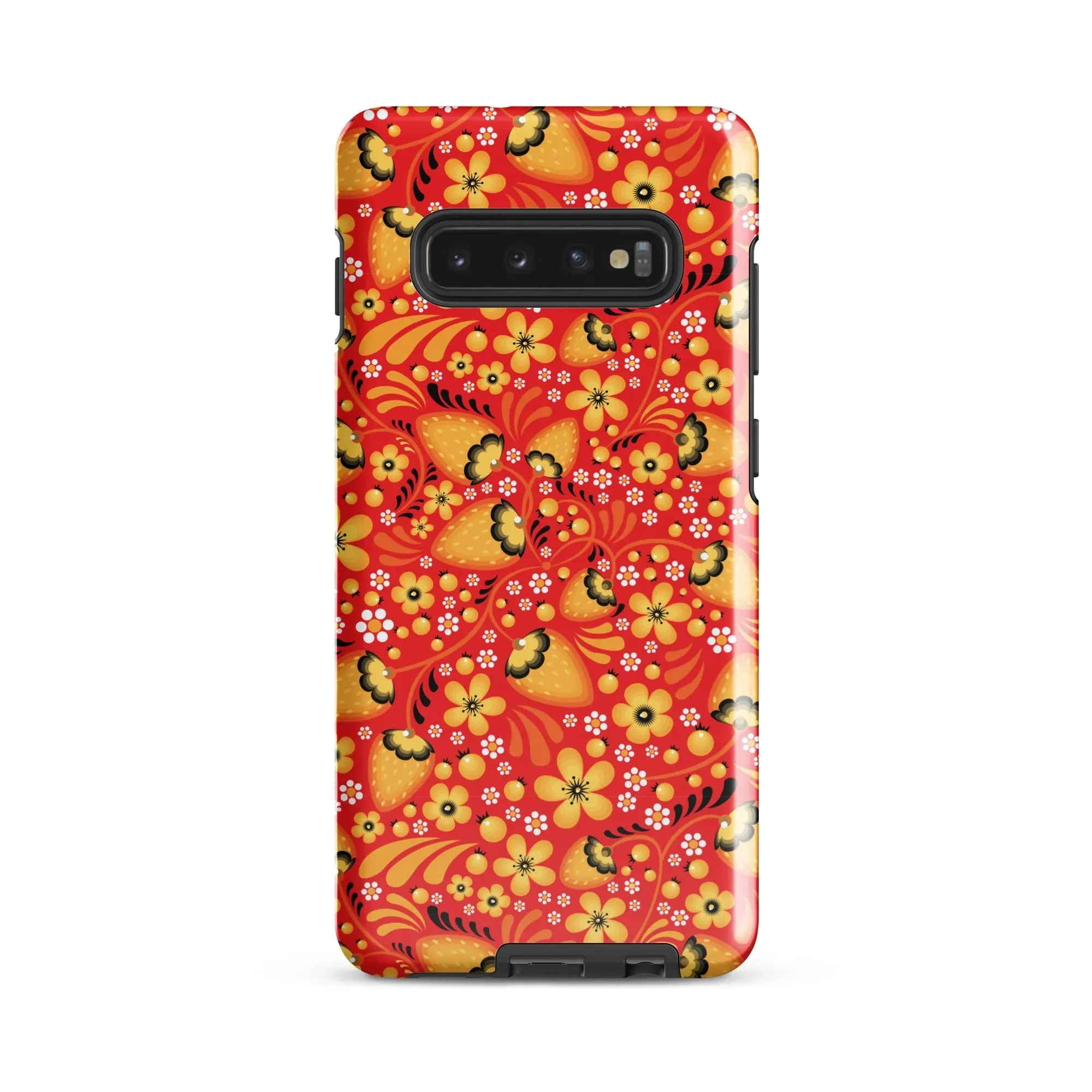 Russian Red Khokhloma Tough Samsung® Case