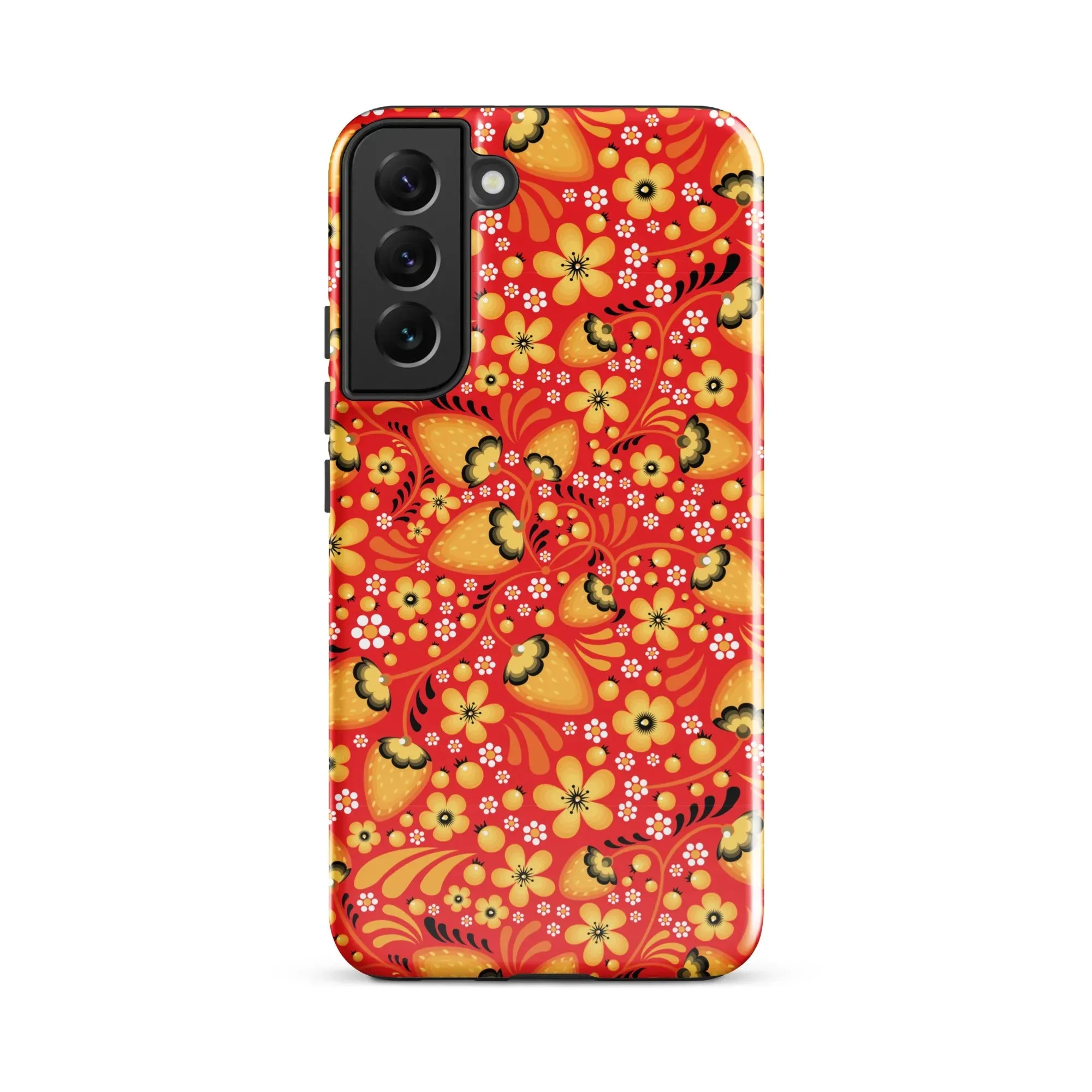 Russian Red Khokhloma Tough Samsung® Case