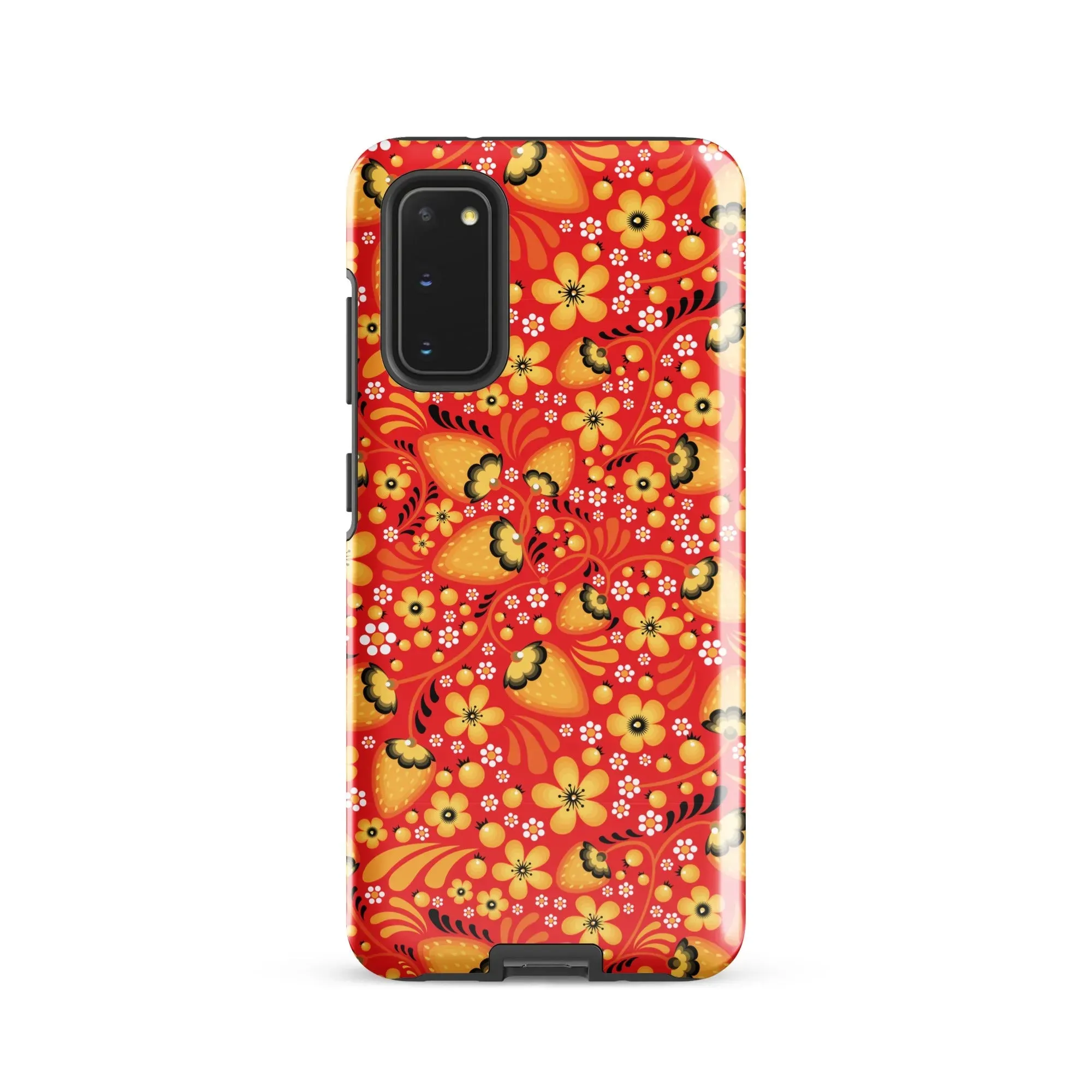 Russian Red Khokhloma Tough Samsung® Case