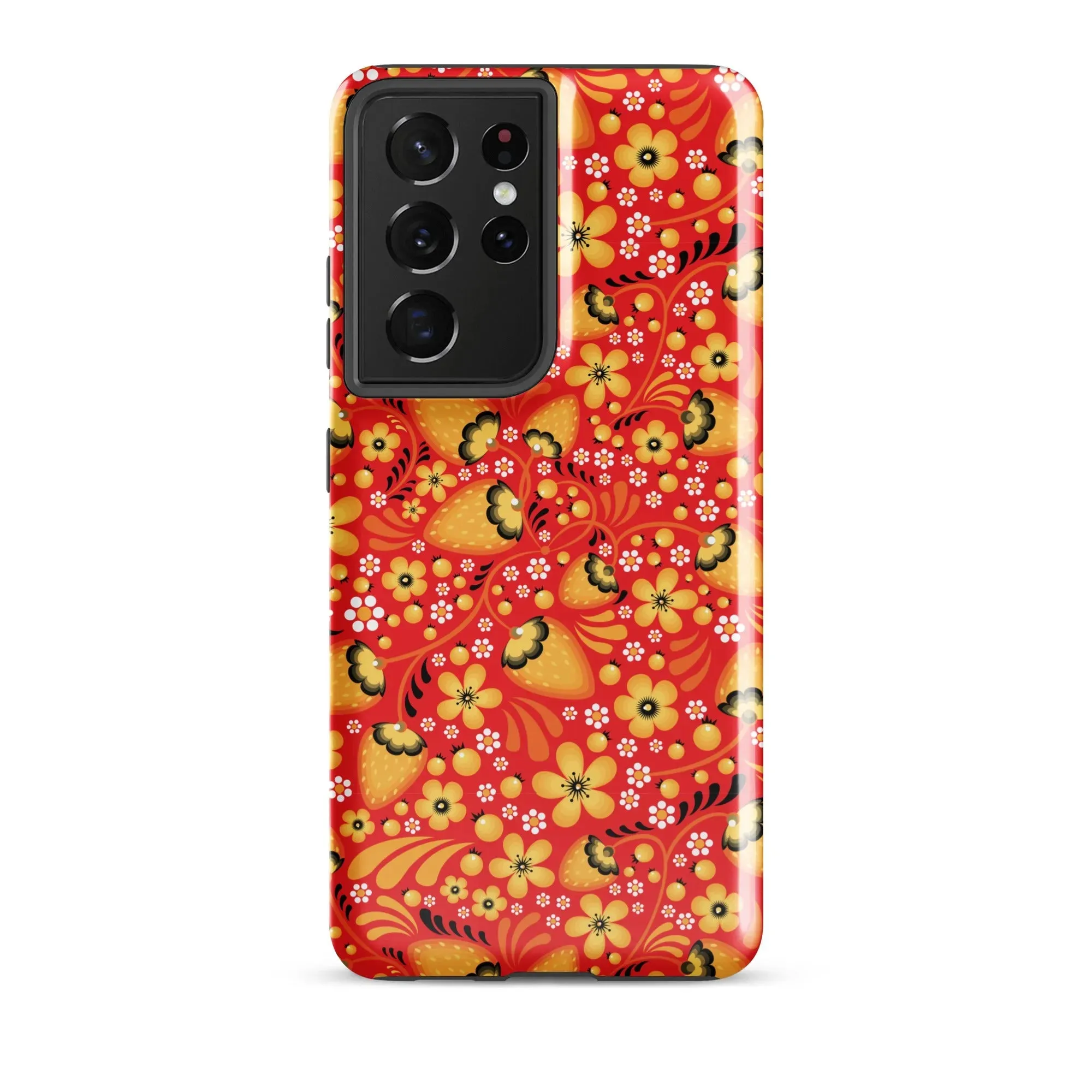 Russian Red Khokhloma Tough Samsung® Case