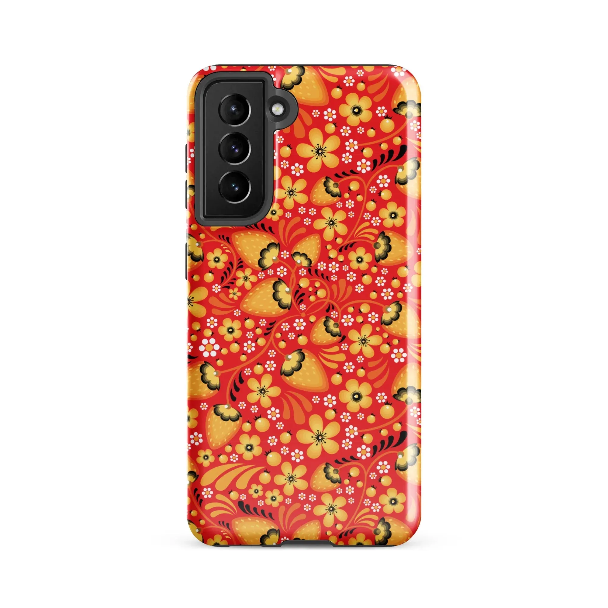 Russian Red Khokhloma Tough Samsung® Case