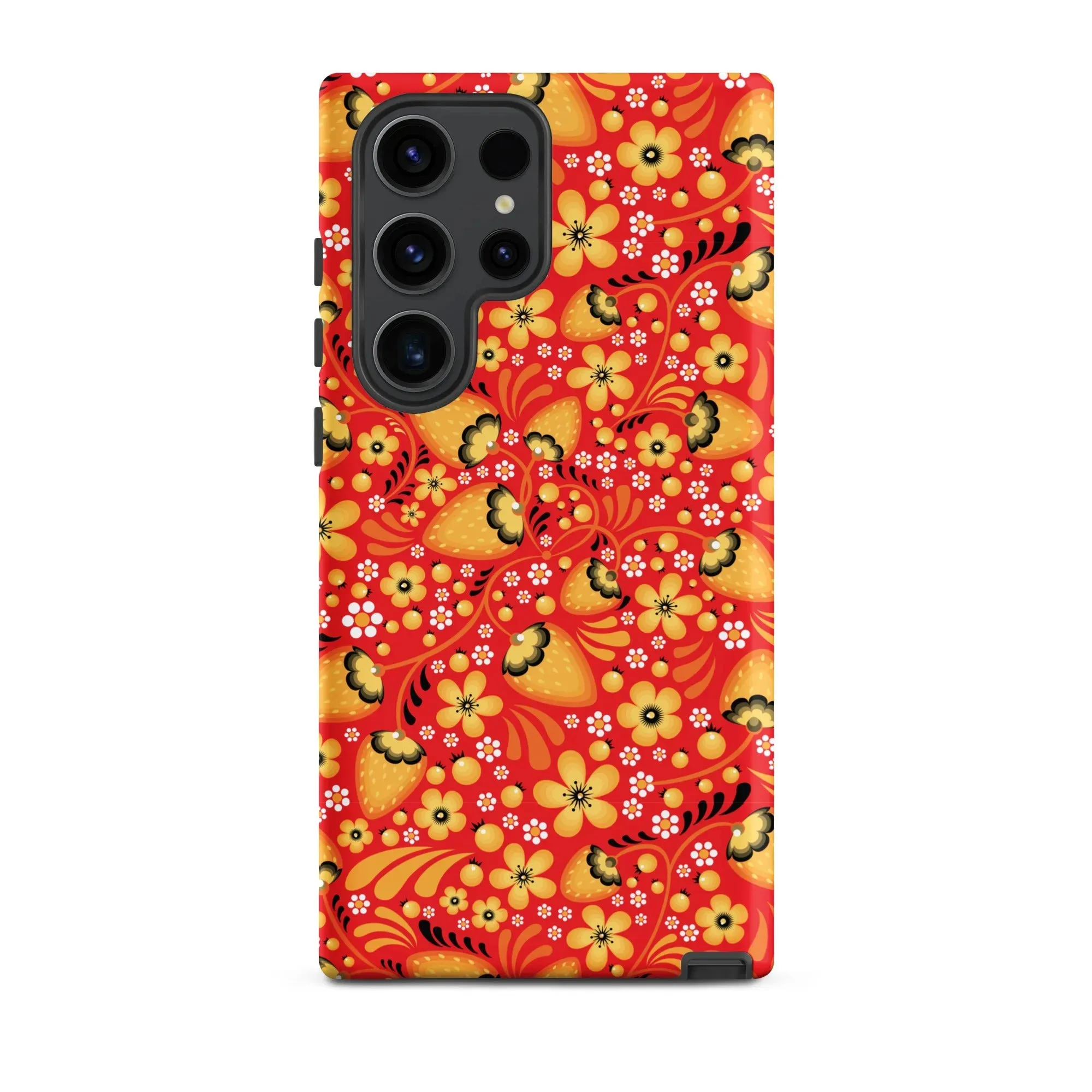 Russian Red Khokhloma Tough Samsung® Case