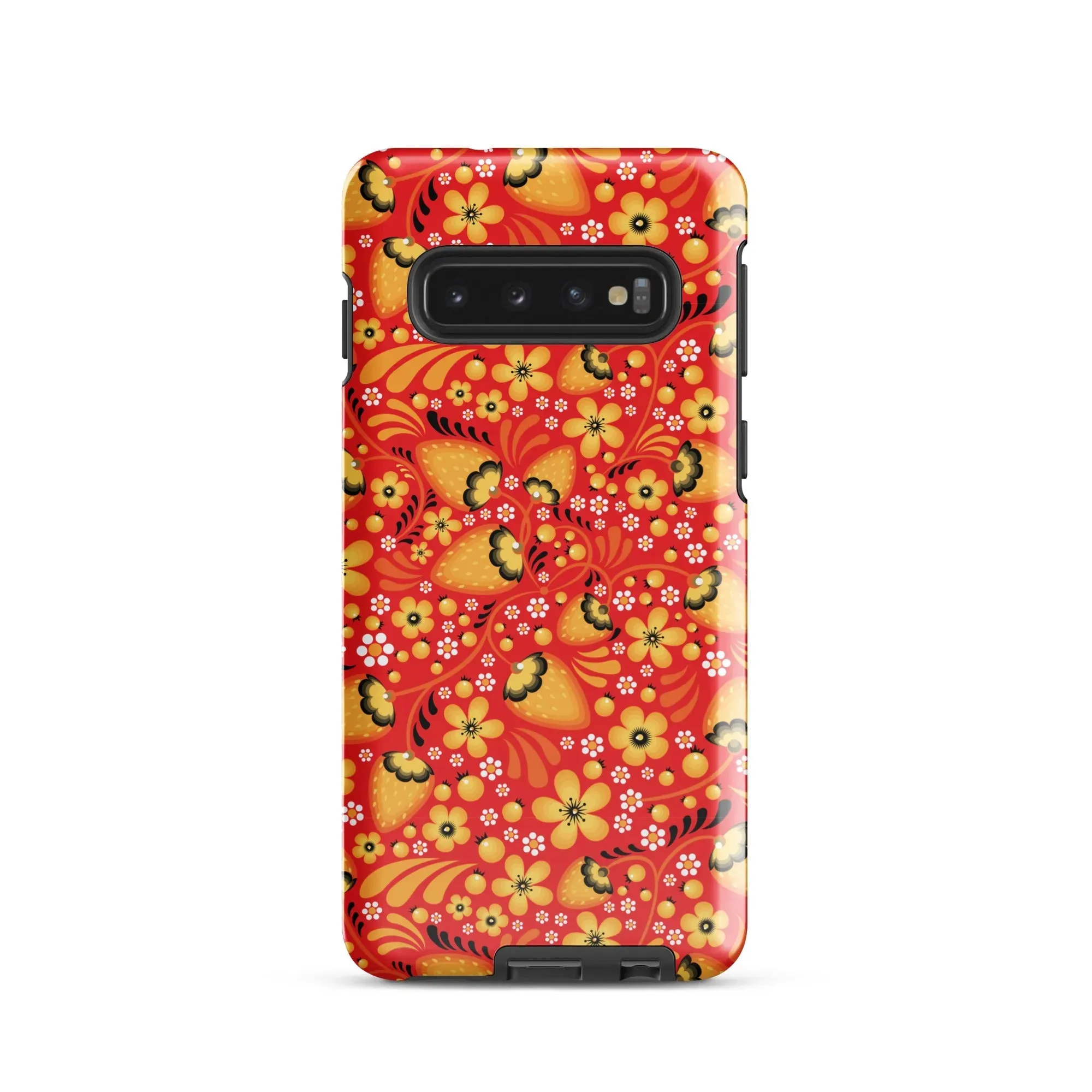 Russian Red Khokhloma Tough Samsung® Case