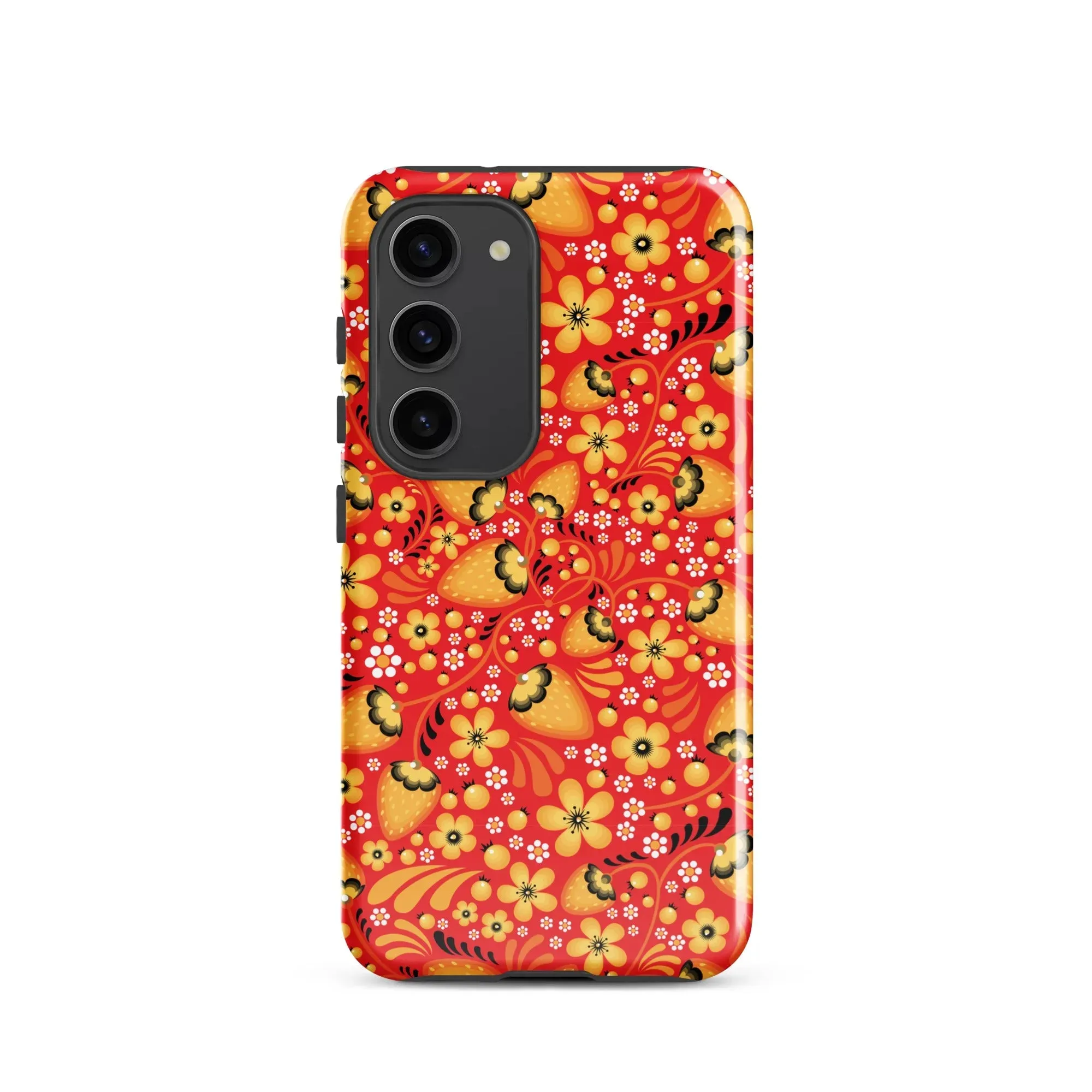 Russian Red Khokhloma Tough Samsung® Case