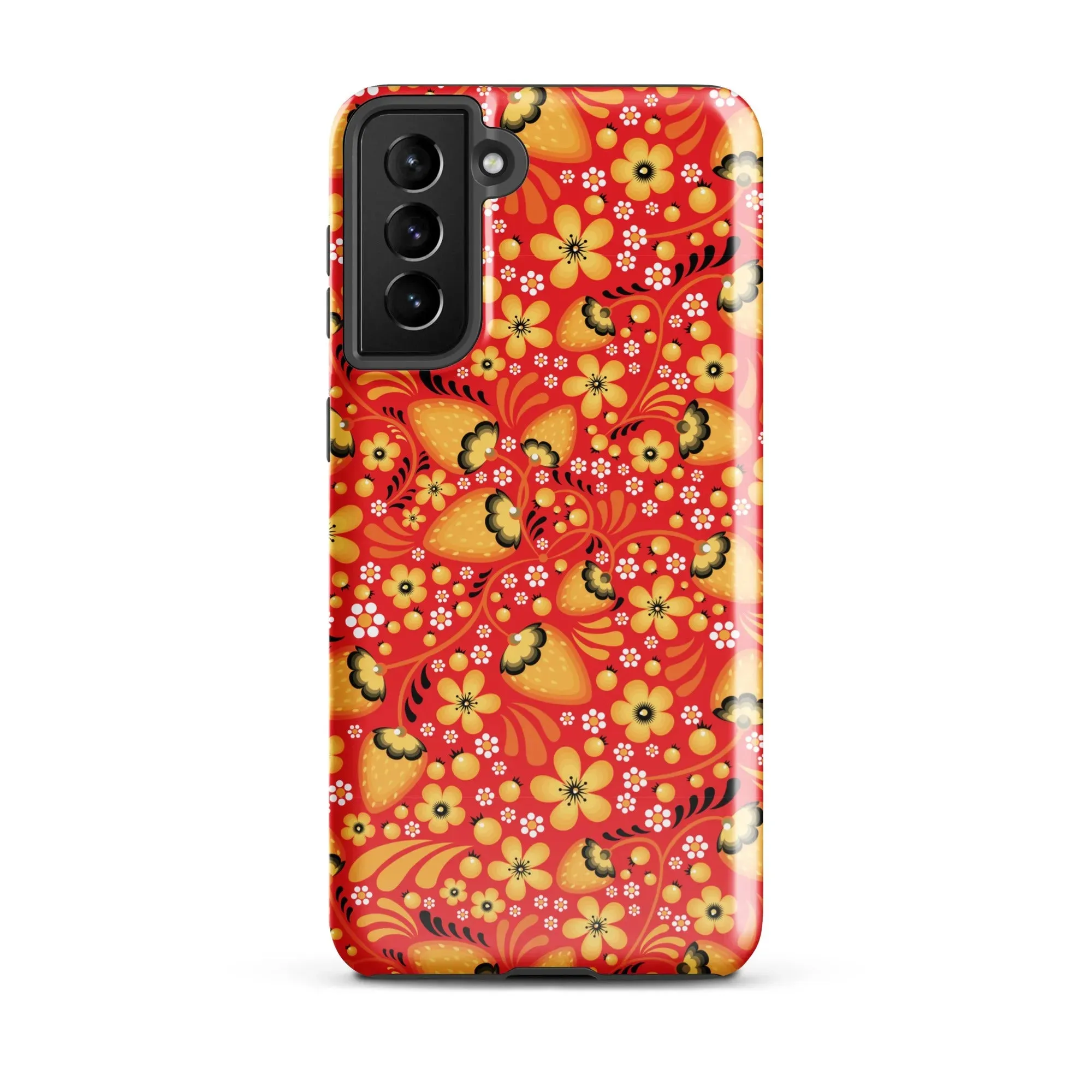 Russian Red Khokhloma Tough Samsung® Case