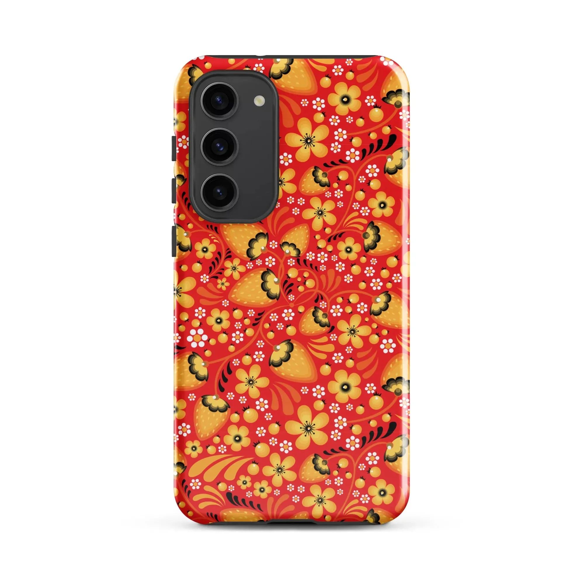 Russian Red Khokhloma Tough Samsung® Case