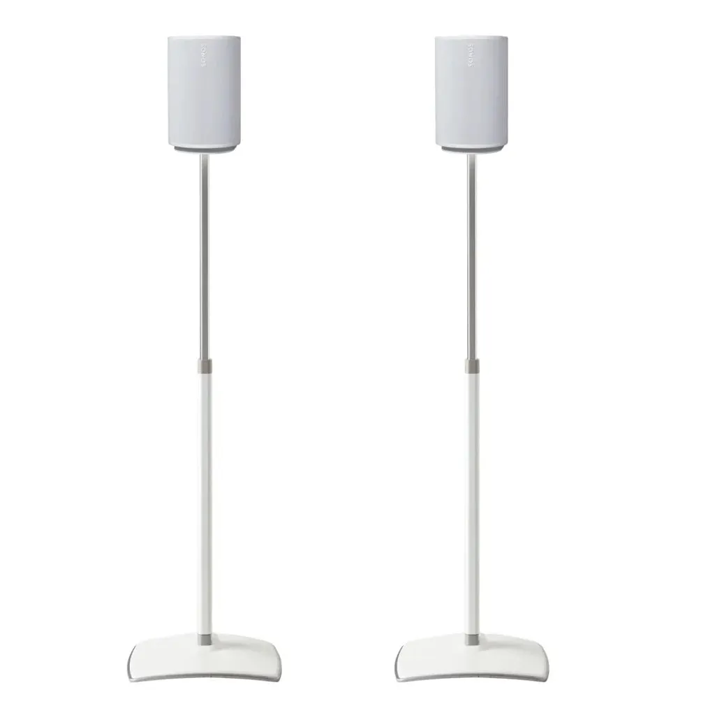 Sanus WSSE1A2 Height-Adjustable Speaker Stands for Sonos Era 100 - Pair