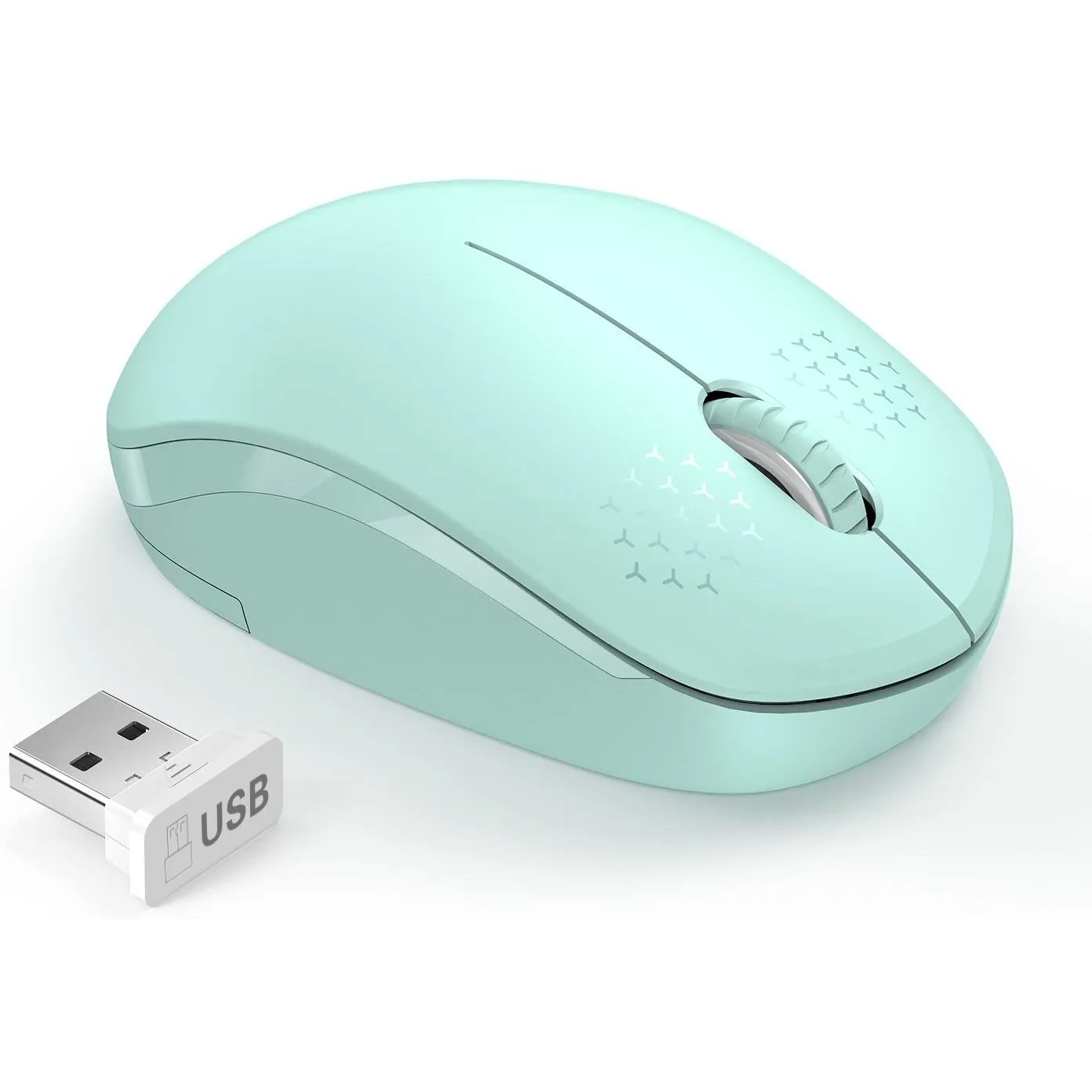 Seenda Wireless Mouse, 2.4G Noiseless Mouse with USB Receiver Portable