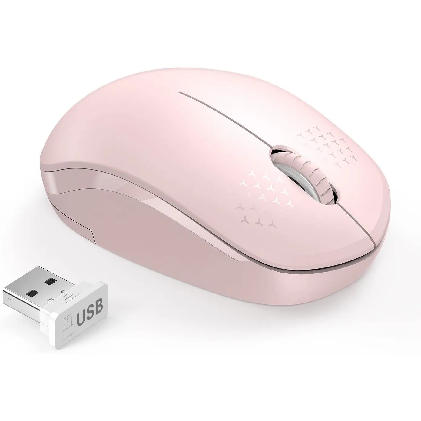 Seenda Wireless Mouse, 2.4G Noiseless Mouse with USB Receiver Portable