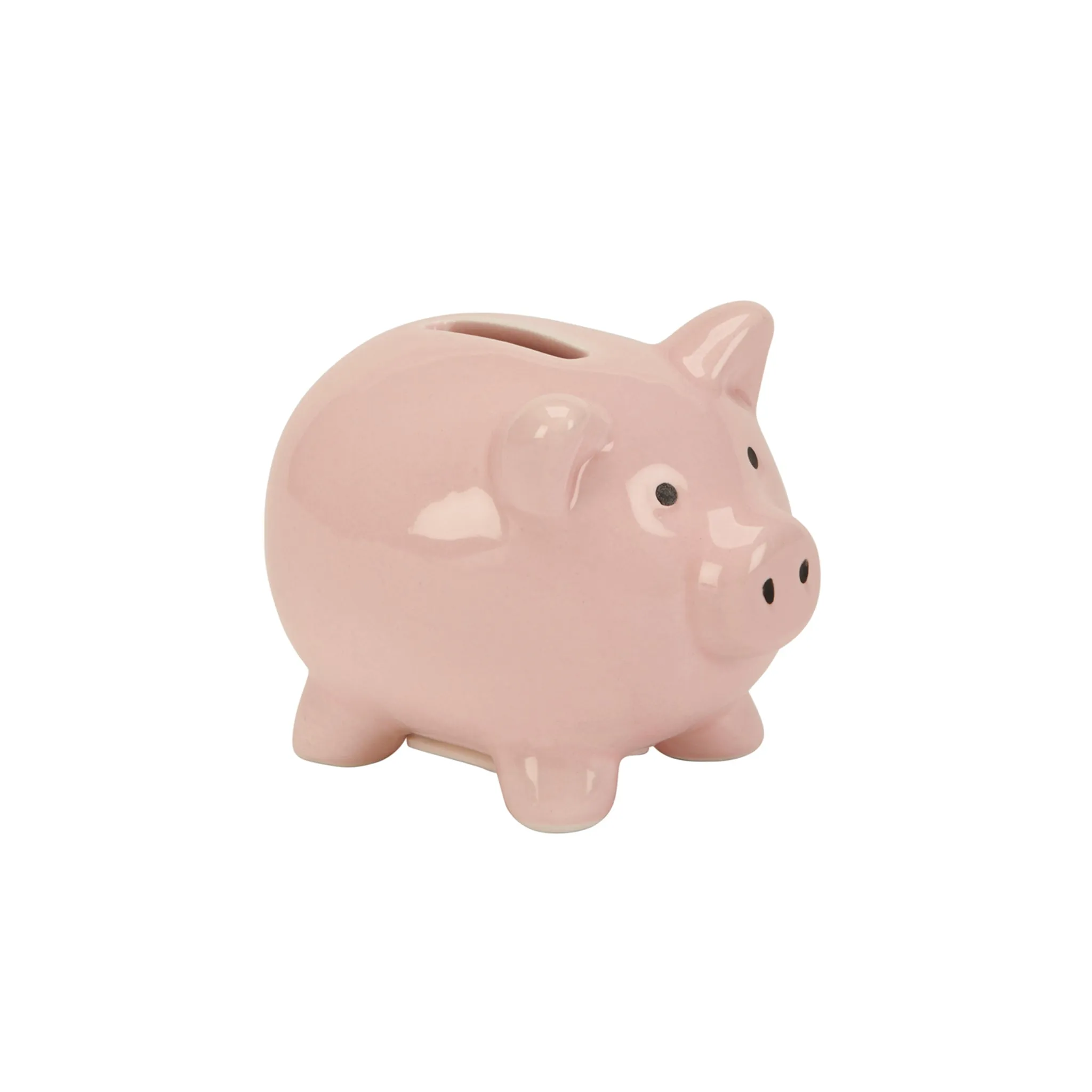 Small Pink Ceramic Pig Bank