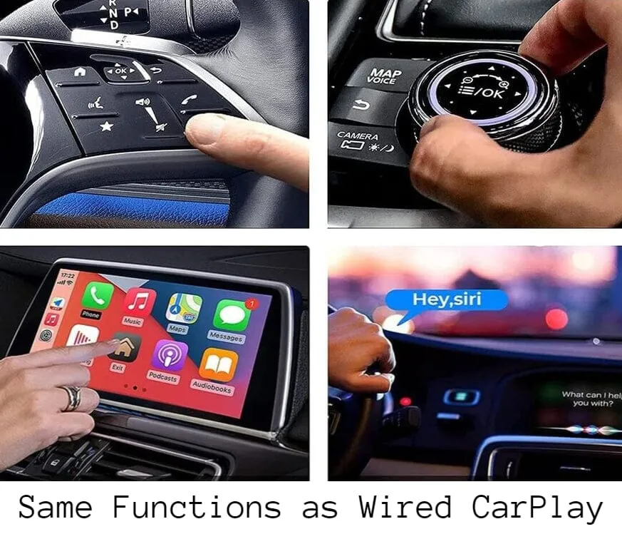 SMAXPro™ Wireless CarPlay Adapter Dongle: USB, Apple iOS, Car Navigation Player