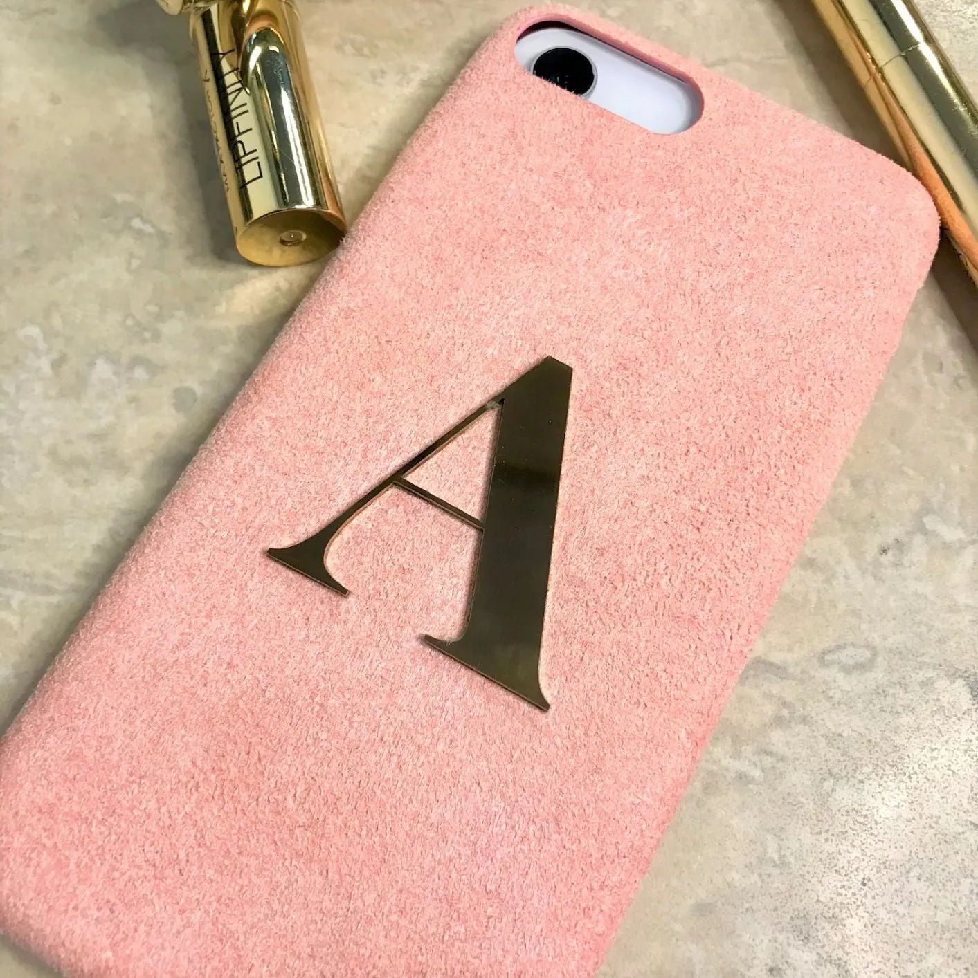 Soft Pink Suede effect - iPhone 6/6s/7/8