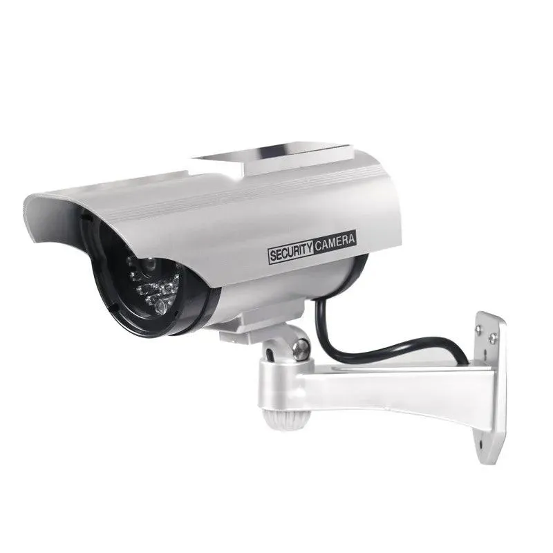 Solar Power Security Camera: Deter Criminals with LED Light