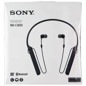 Sony Wireless Behind-Neck Headset w/ Earbuds - Black - WI-C400