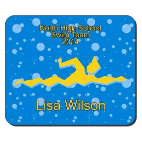 Swimming Fabric Mouse Pad