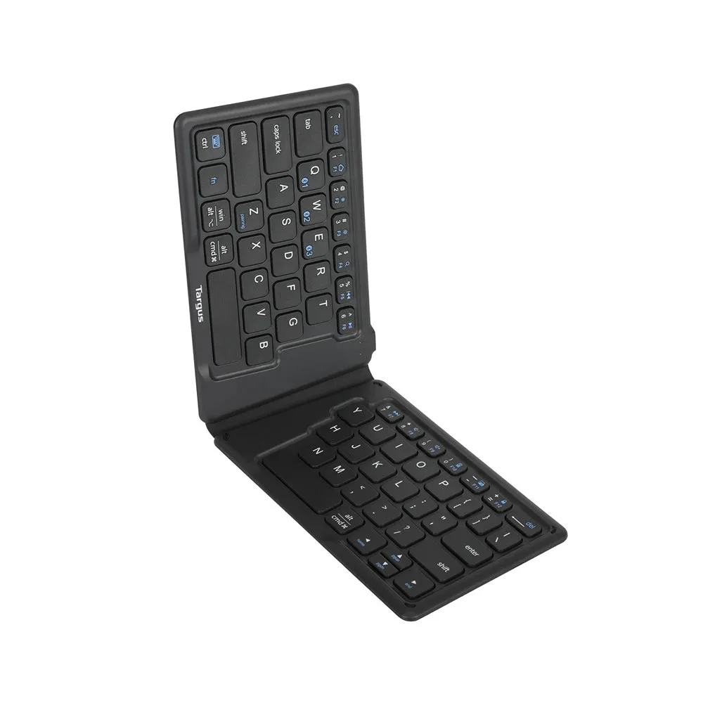 Targus AKF003 Ergonomic Foldable Bluetooth® Antimicrobial Keyboard