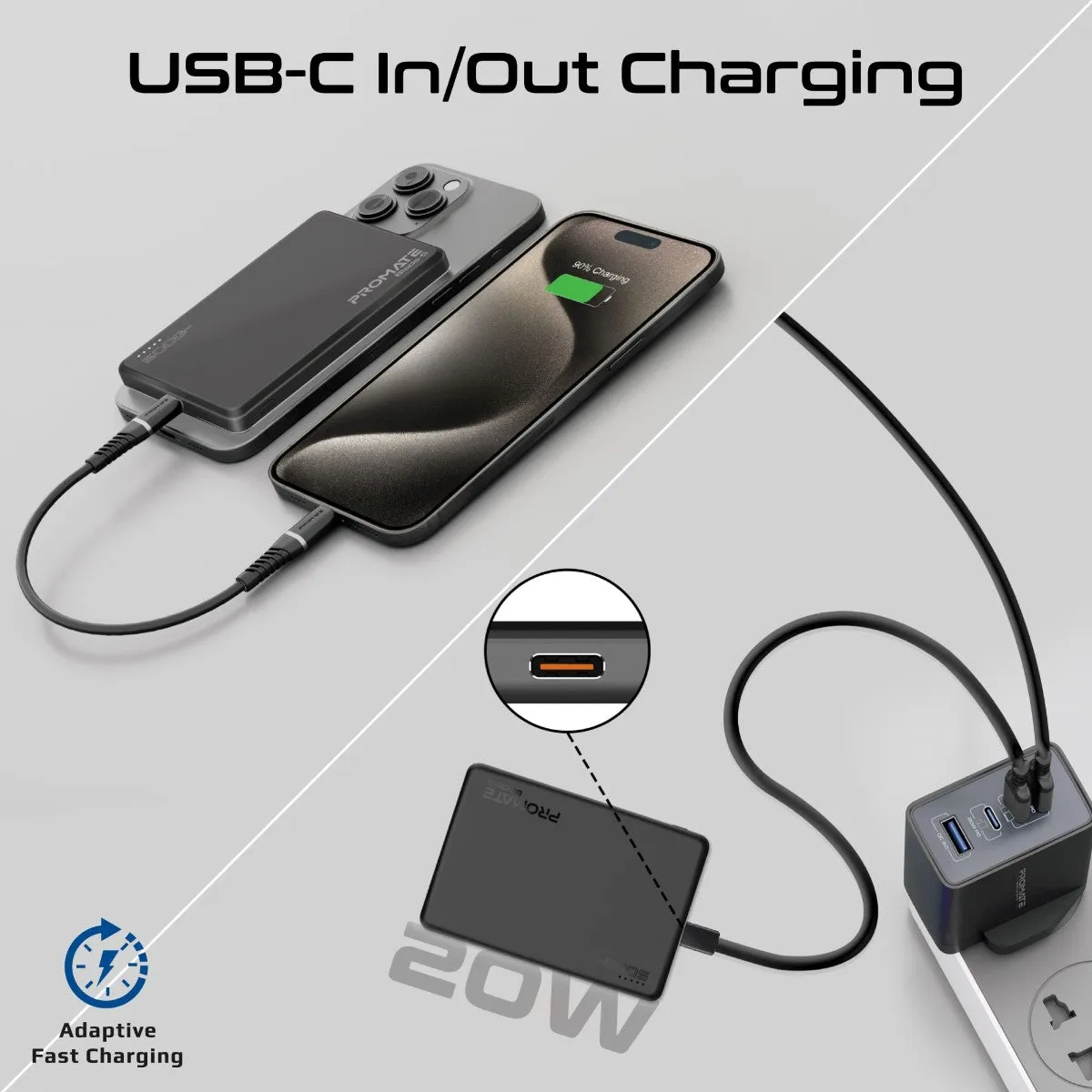 Ultra-Slim Aluminum Crafted MagSafe Compatible Wireless Charging PowerBank